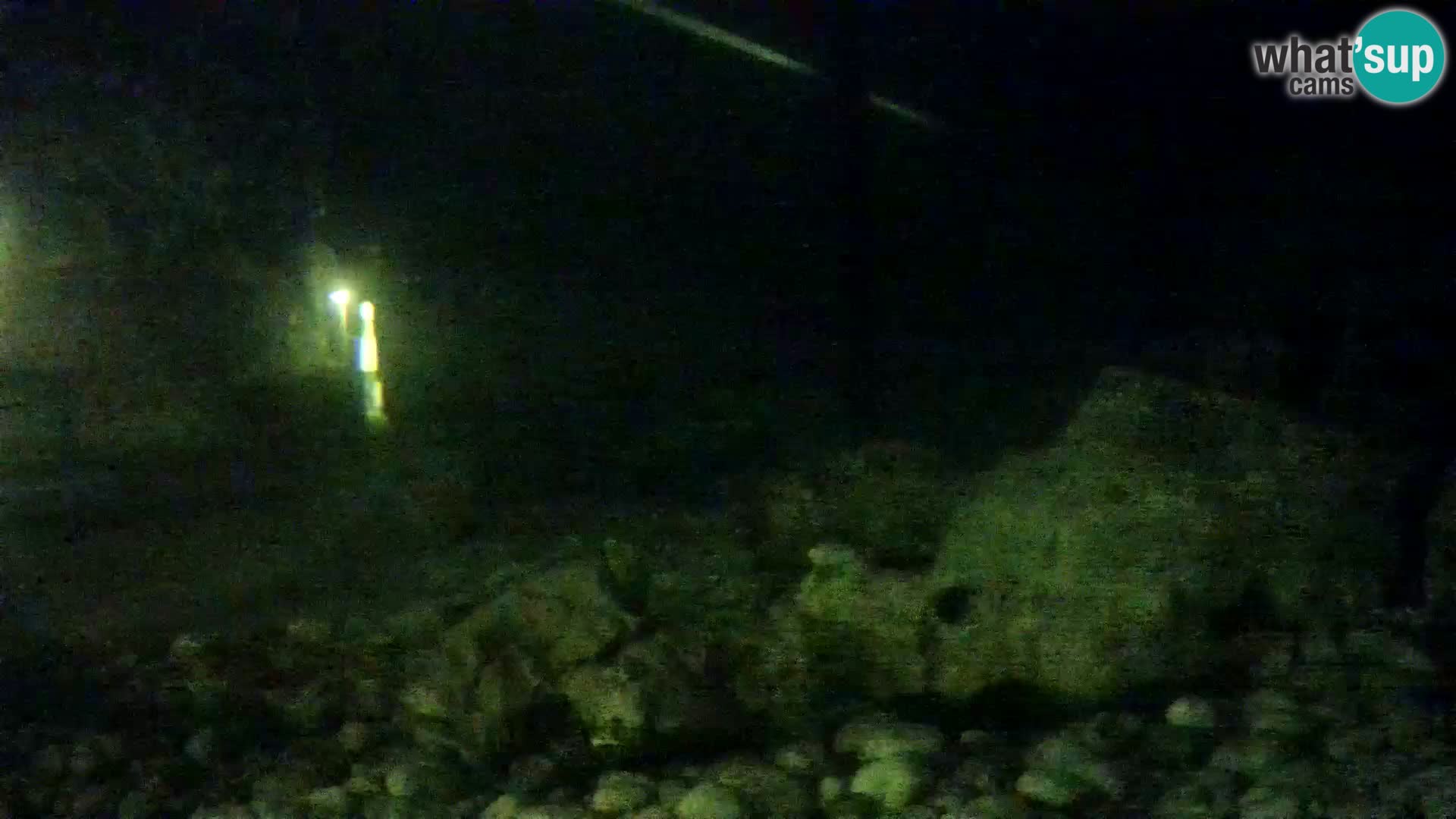 Acuario marino al aire libre Rogoznica webcam Croacia