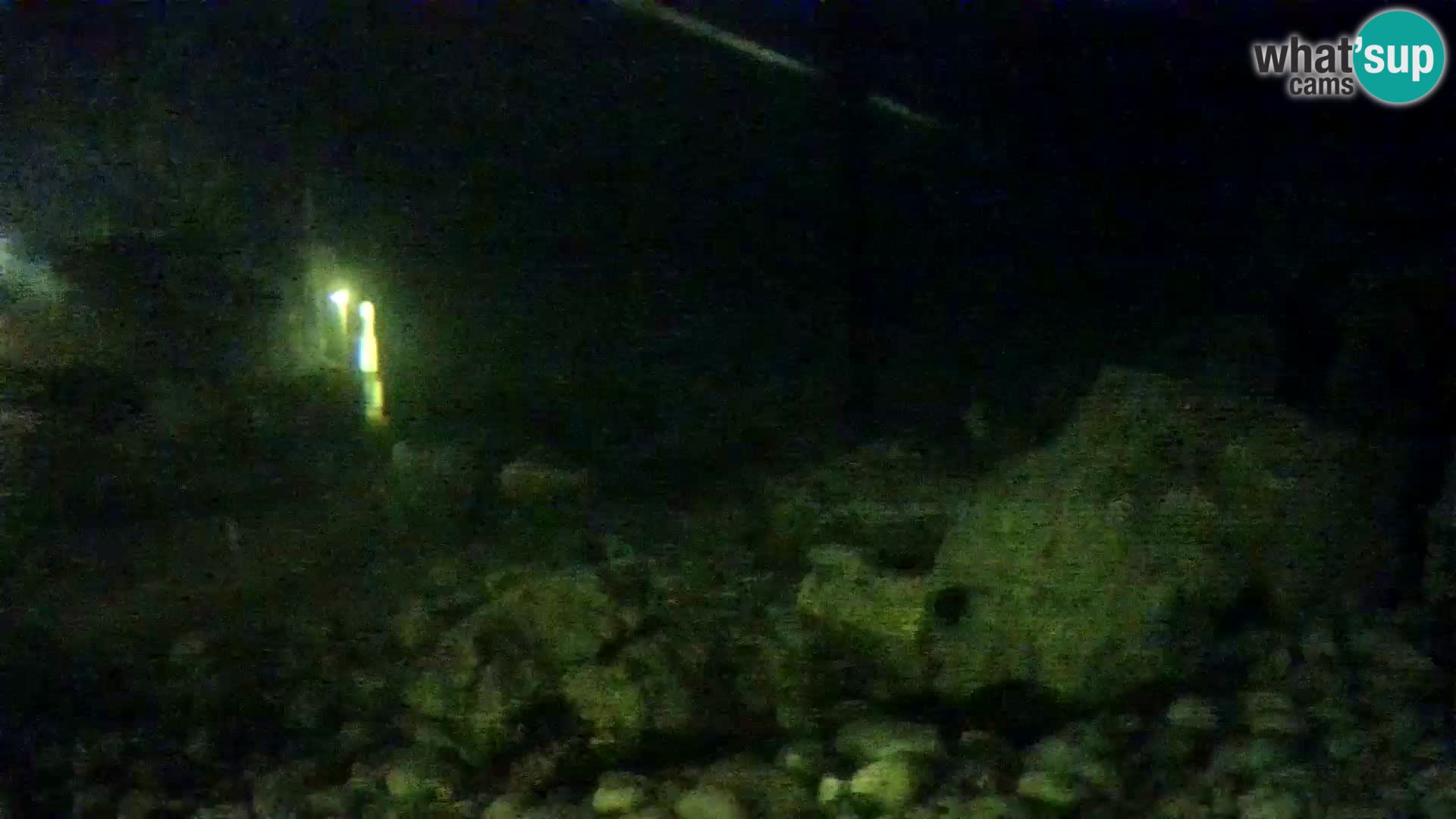 Acuario marino al aire libre Rogoznica webcam Croacia