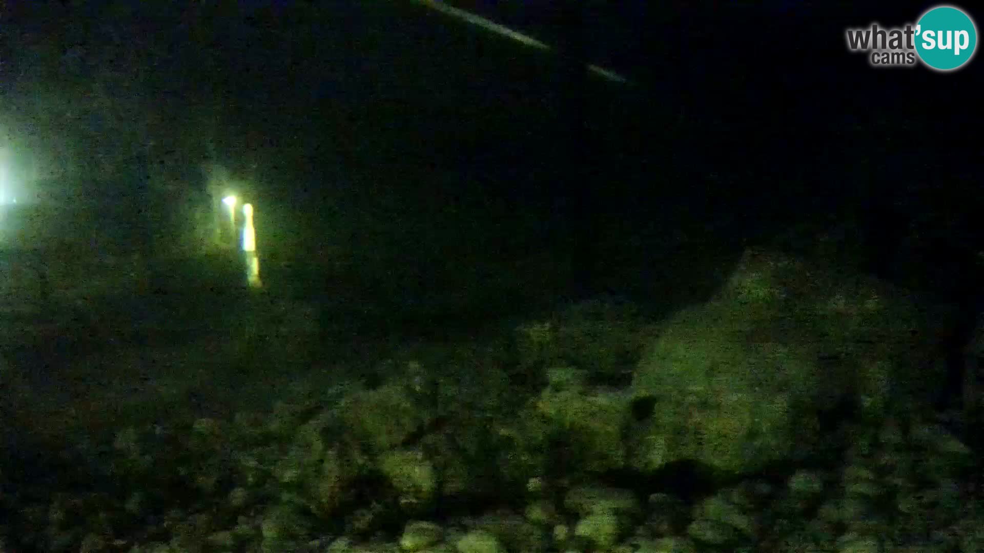 Acuario marino al aire libre Rogoznica webcam Croacia