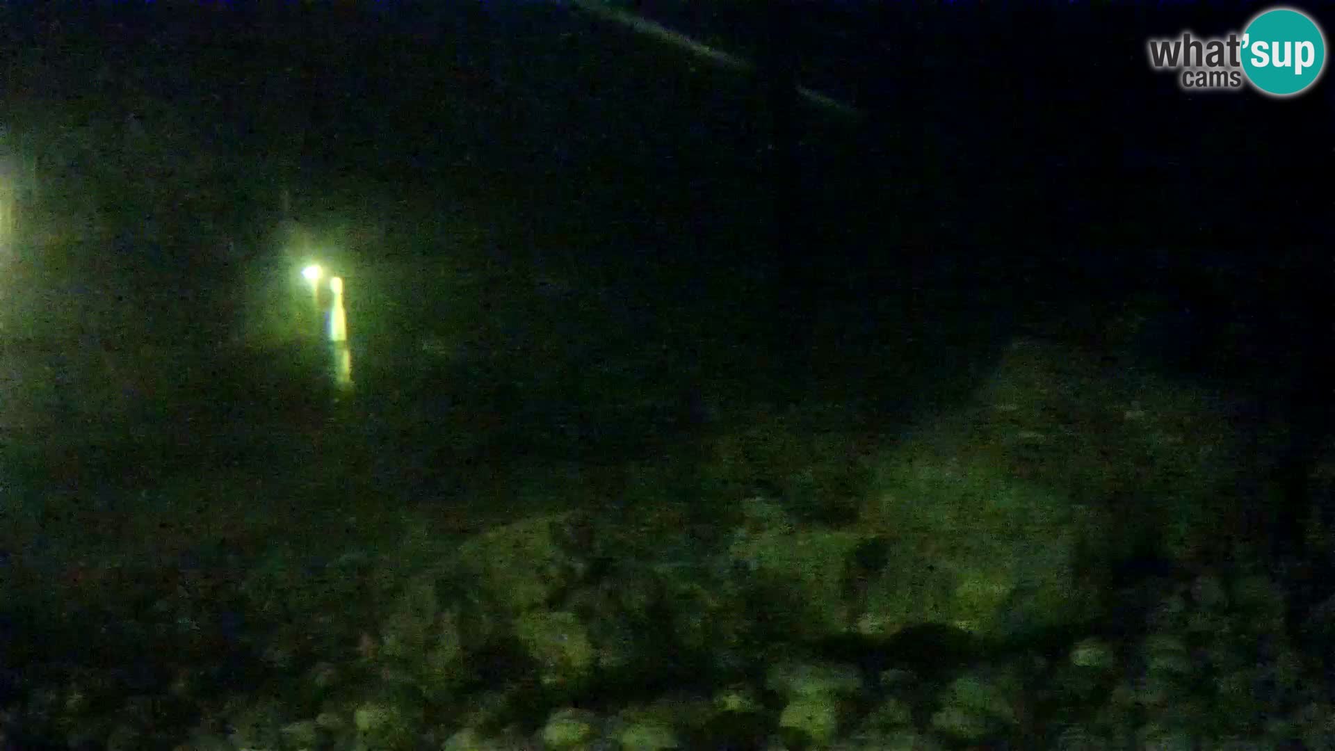 Acuario marino al aire libre Rogoznica webcam Croacia