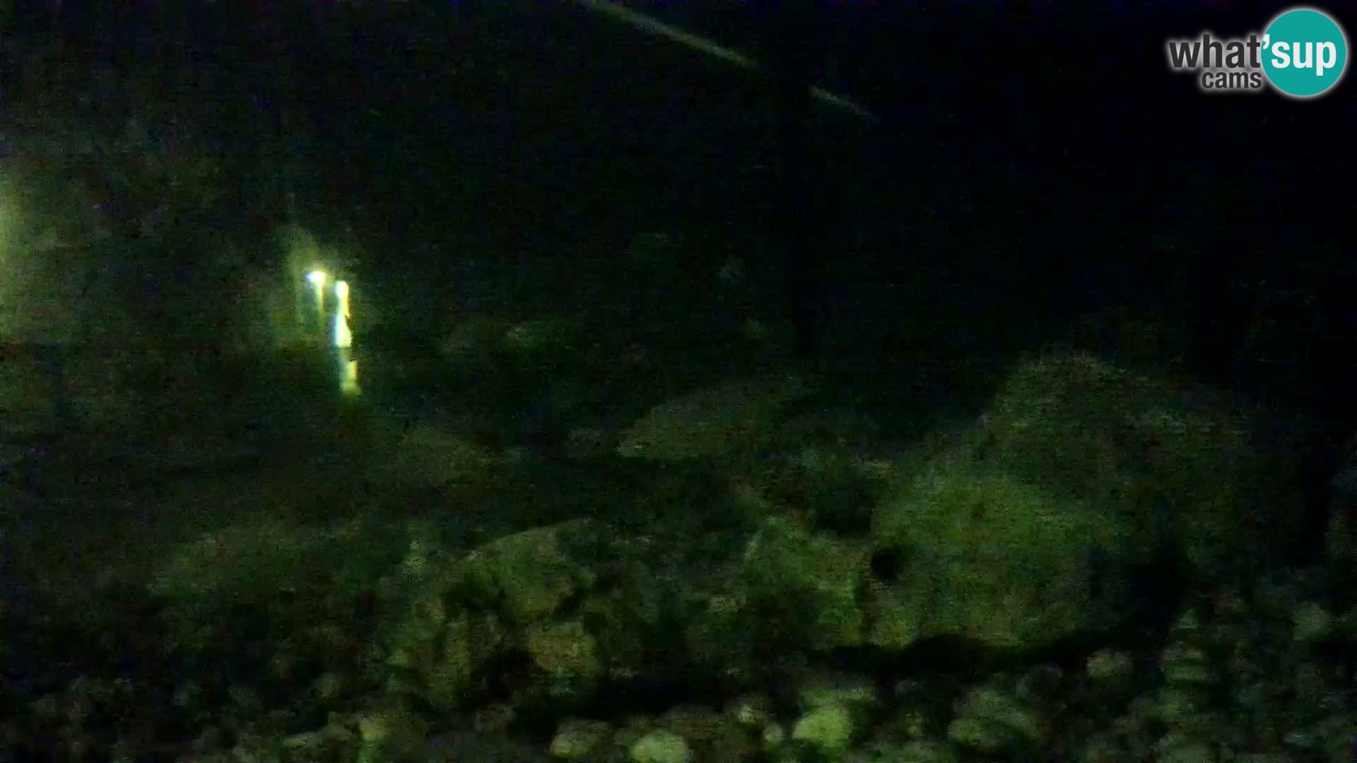 Acuario marino al aire libre Rogoznica webcam Croacia