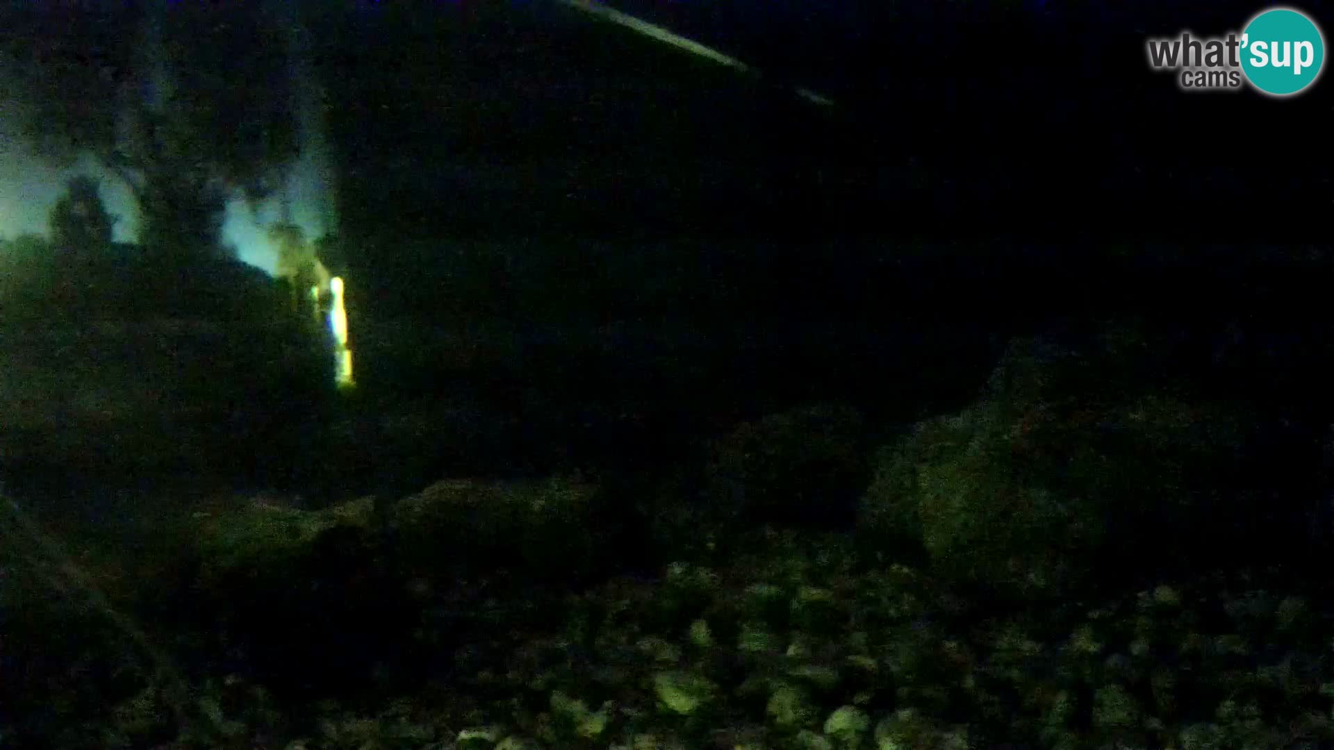Acuario marino al aire libre Rogoznica webcam Croacia