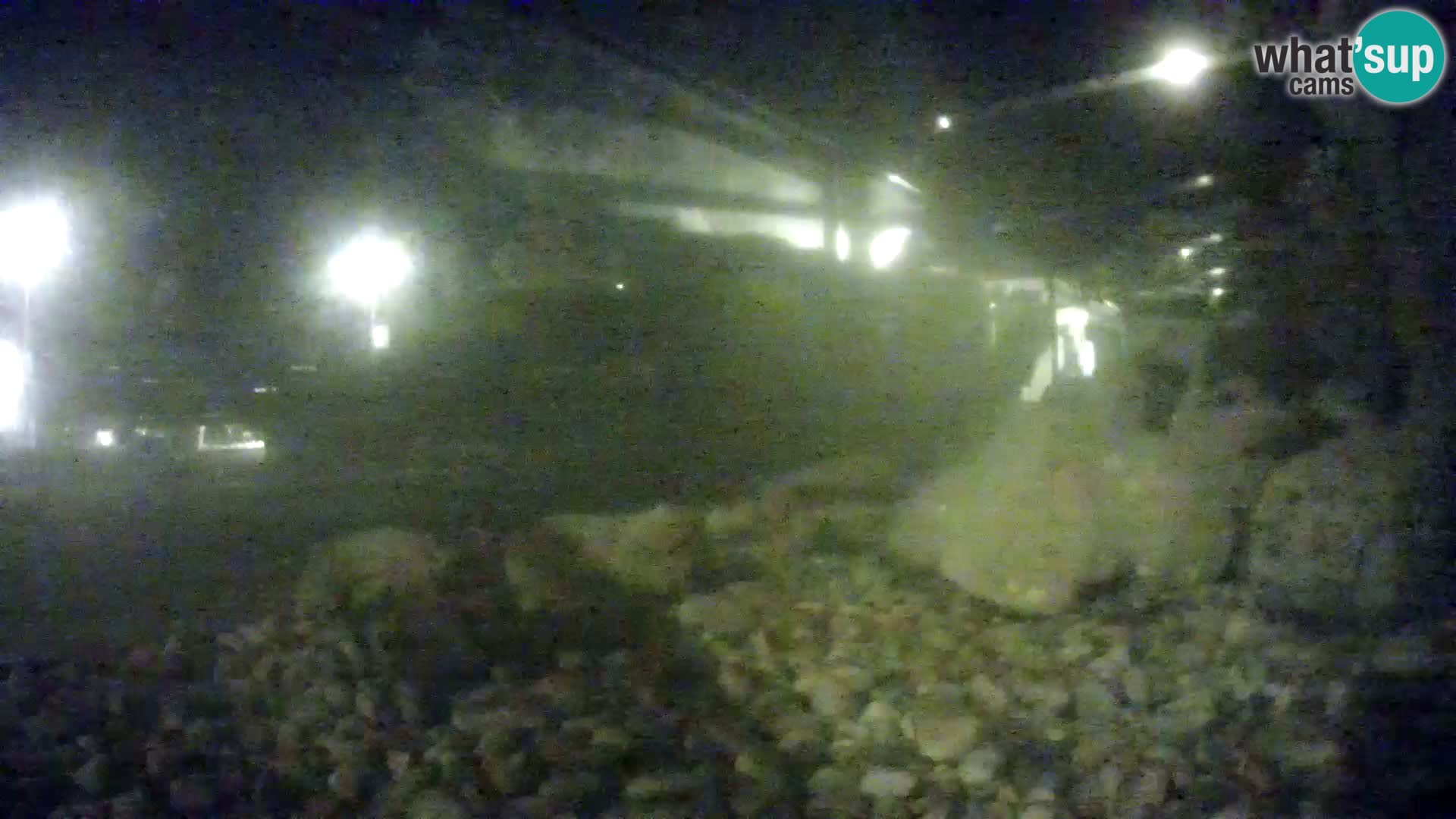 Webcam de l’aquarium marin extérieur de Rogoznica Croatie