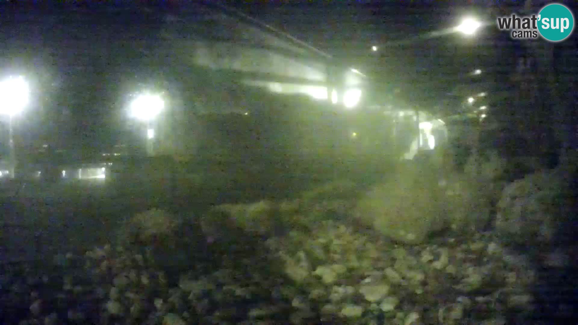 Webcam de l’aquarium marin extérieur de Rogoznica Croatie