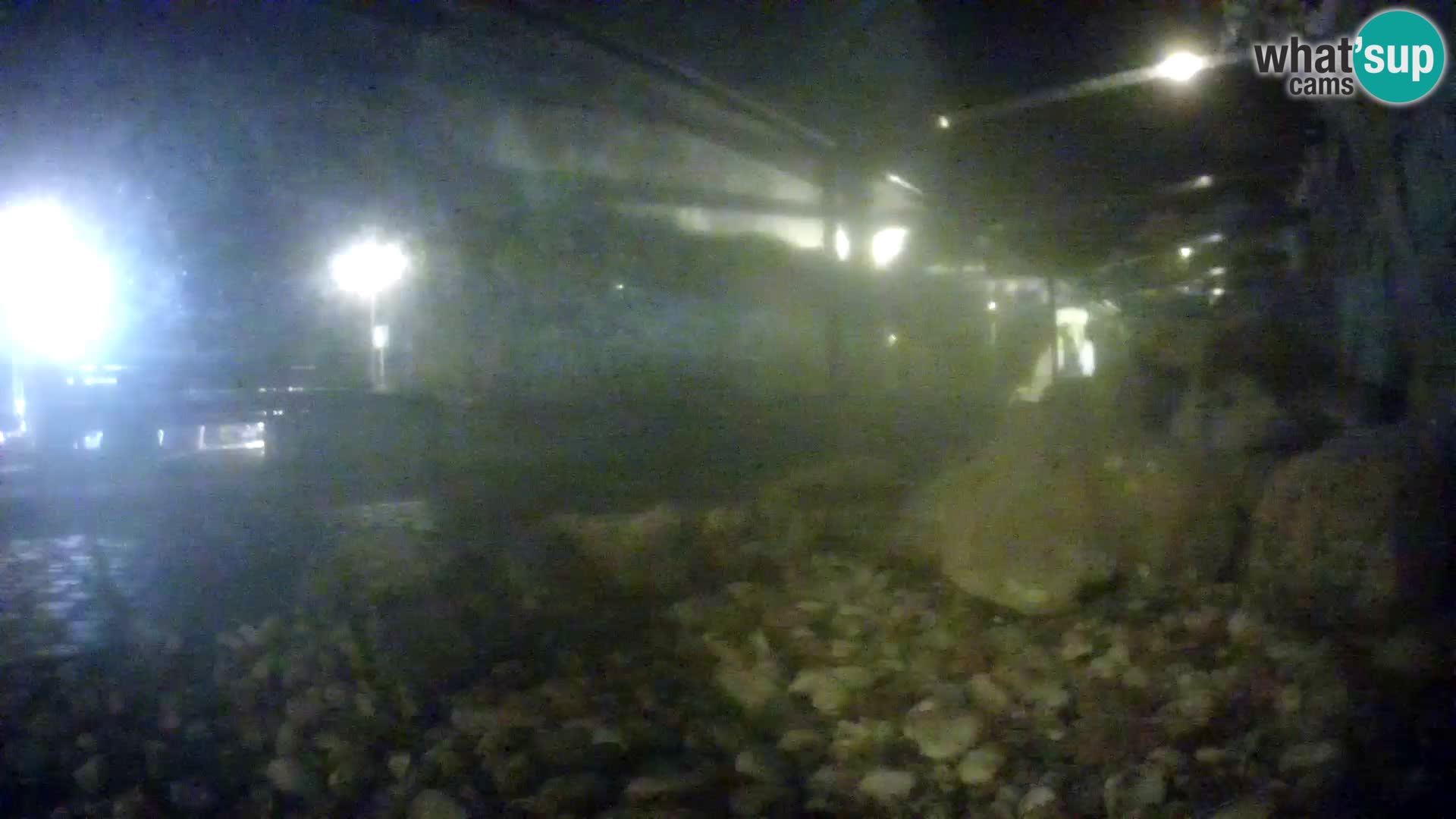 Webcam de l’aquarium marin extérieur de Rogoznica Croatie