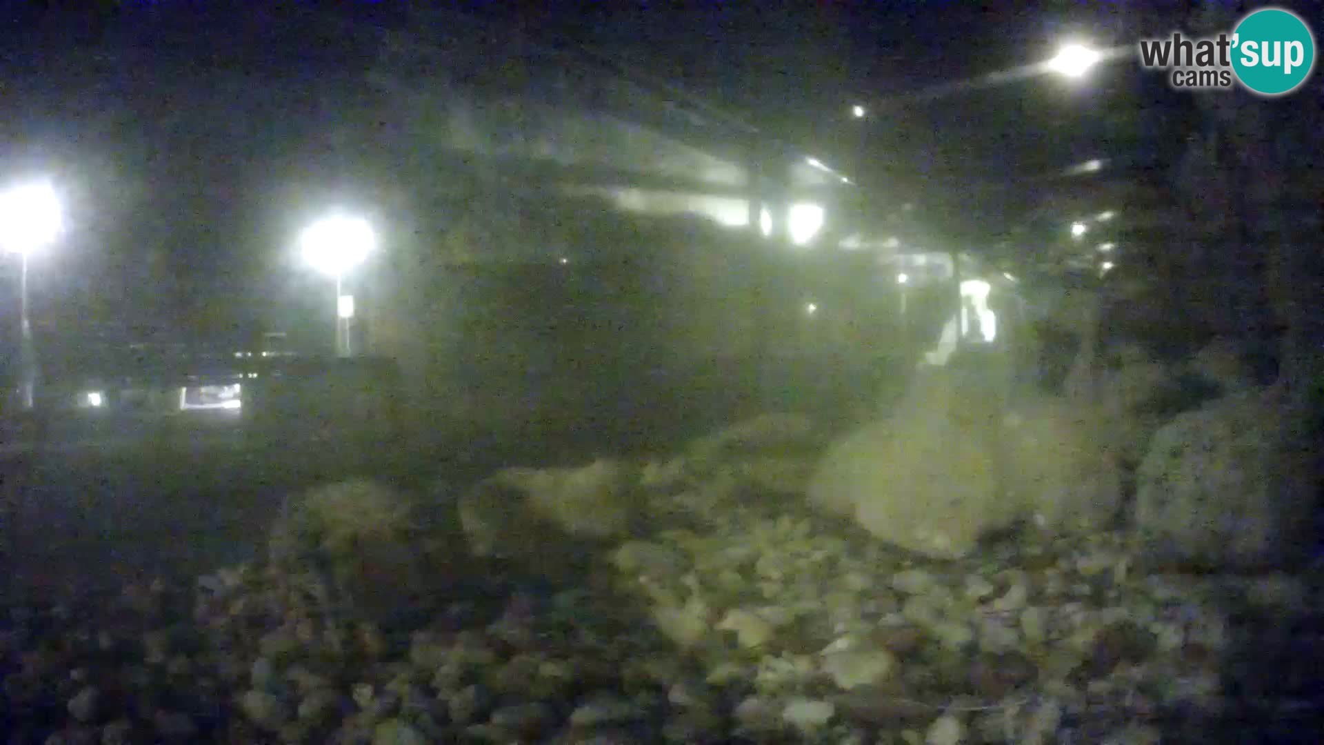 Acuario marino al aire libre Rogoznica webcam Croacia