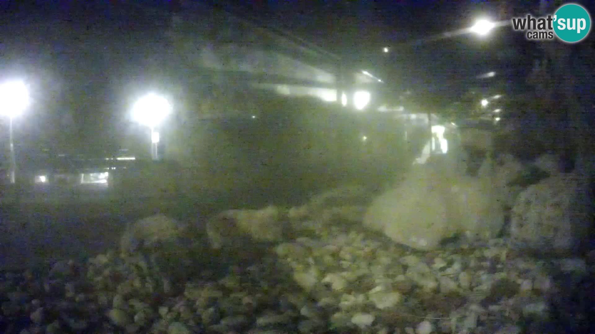 Acuario marino al aire libre Rogoznica webcam Croacia