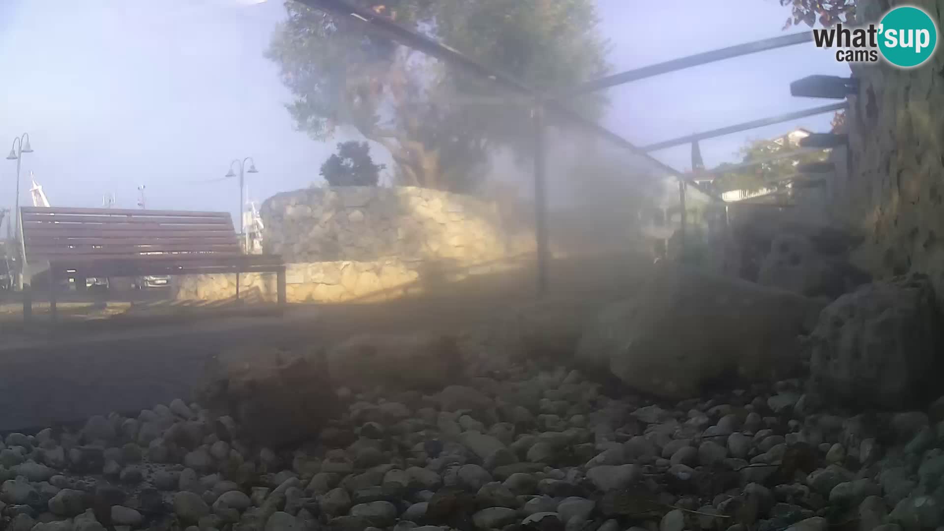 Webcam de l’aquarium marin extérieur de Rogoznica Croatie