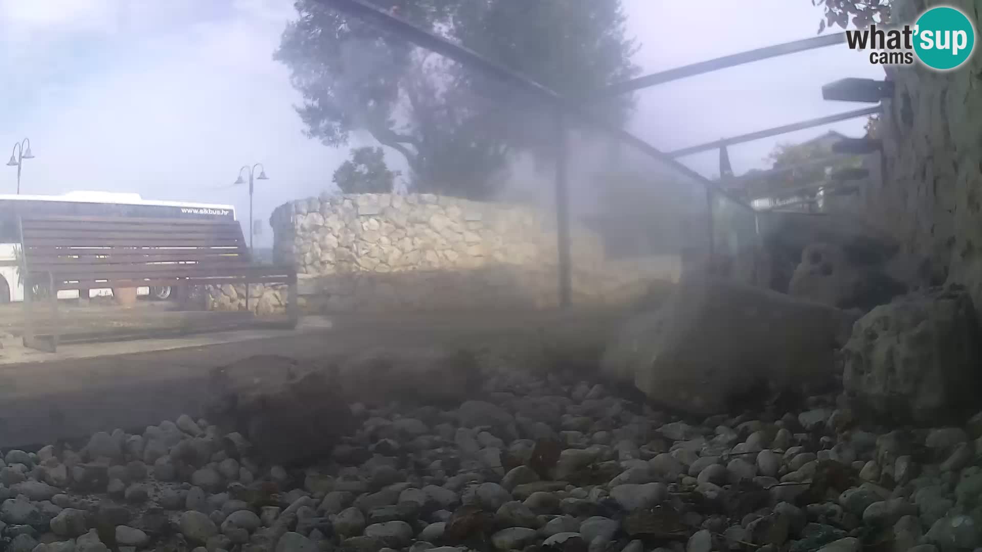 Webcam de l’aquarium marin extérieur de Rogoznica Croatie