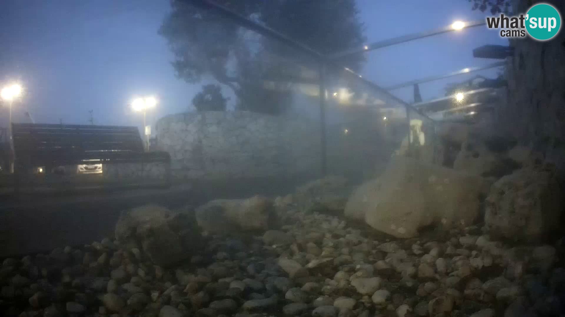 Acuario marino al aire libre Rogoznica webcam Croacia