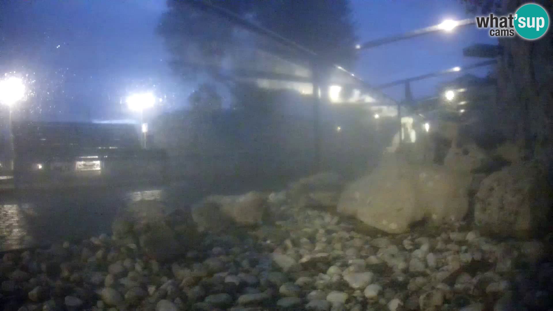 Acuario marino al aire libre Rogoznica webcam Croacia