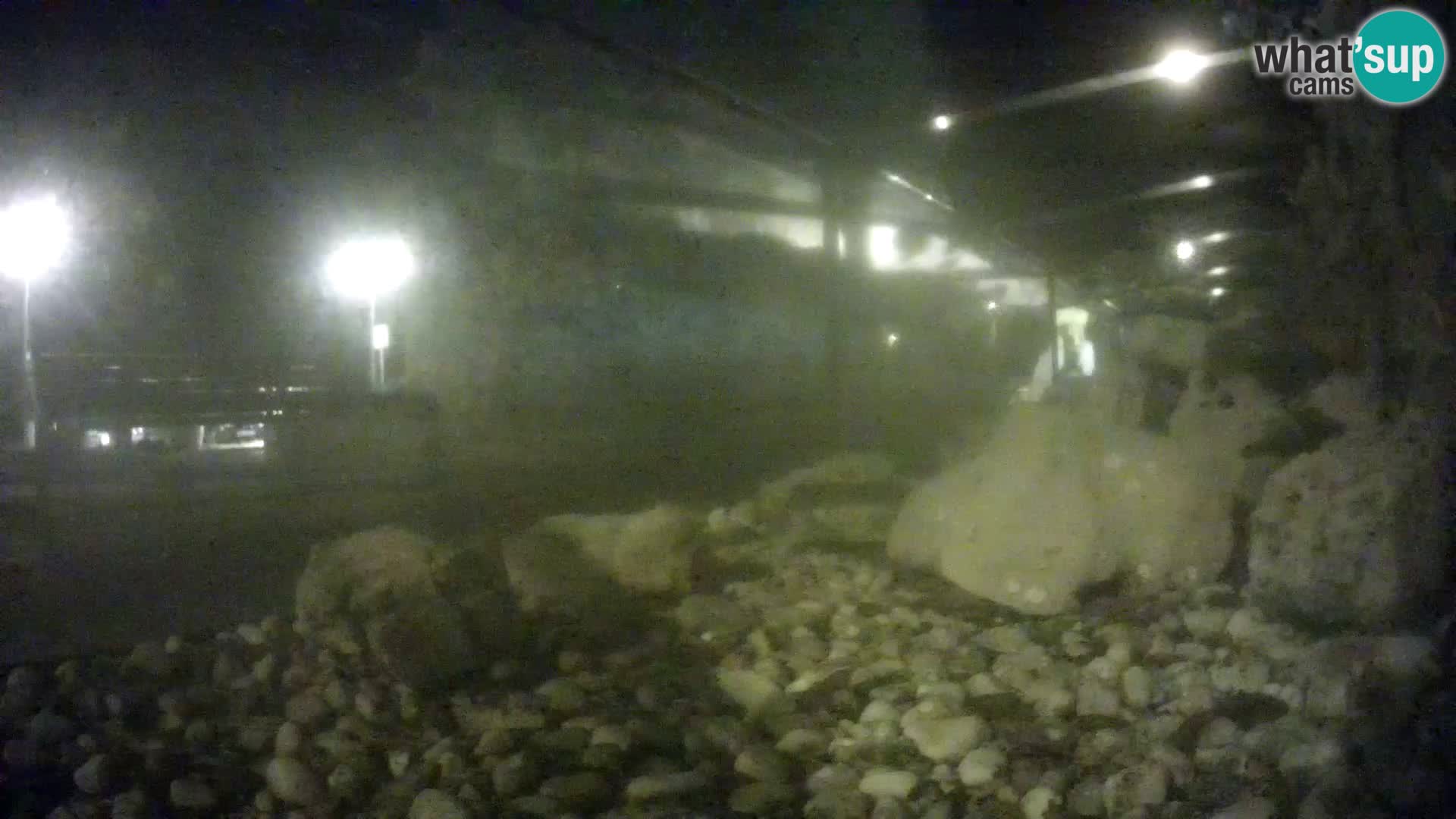 Aquario marino esterno –  Rogoznica livecam Croazia