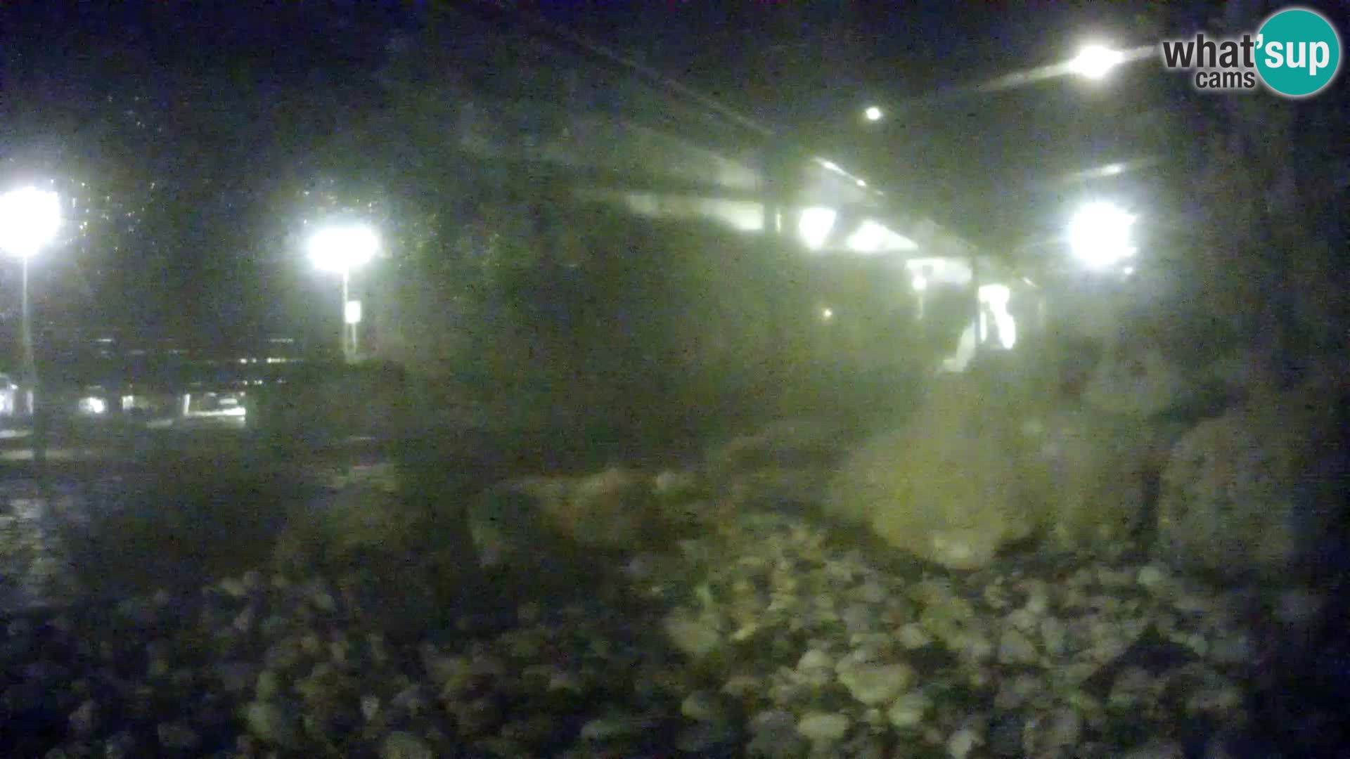 Webcam de l’aquarium marin extérieur de Rogoznica Croatie