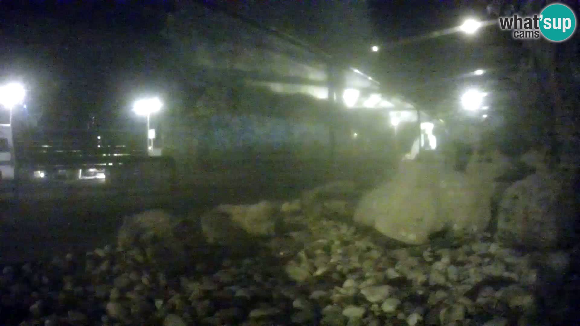 Webcam de l’aquarium marin extérieur de Rogoznica Croatie