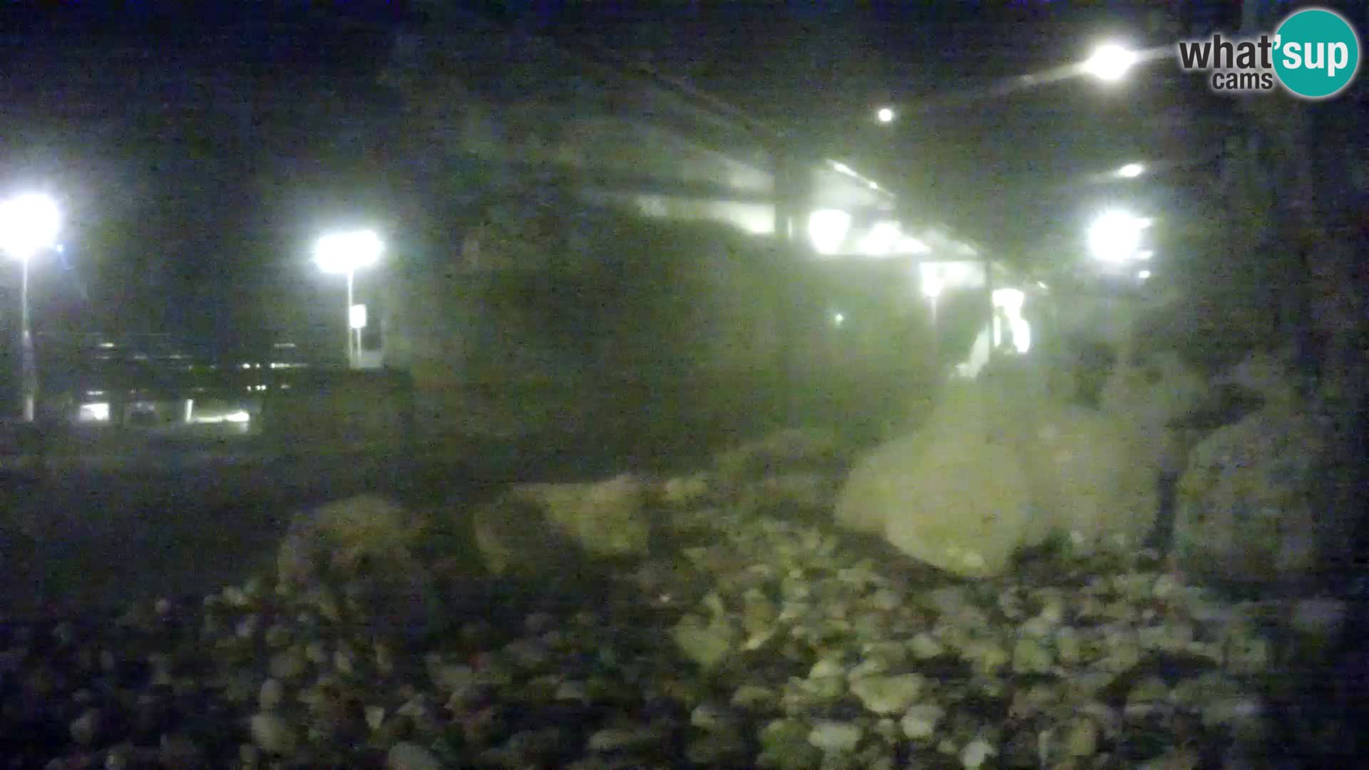 Webcam de l’aquarium marin extérieur de Rogoznica Croatie