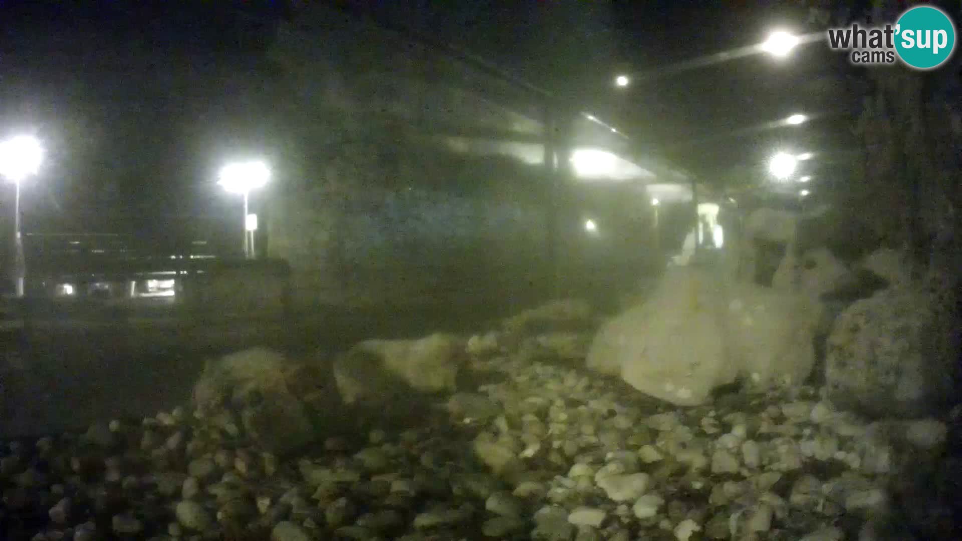 Webcam de l’aquarium marin extérieur de Rogoznica Croatie