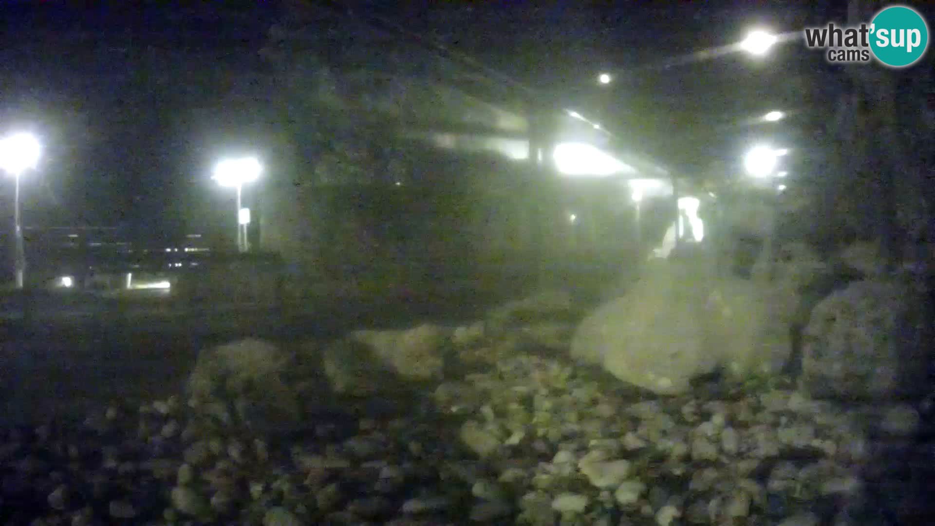 Webcam de l’aquarium marin extérieur de Rogoznica Croatie