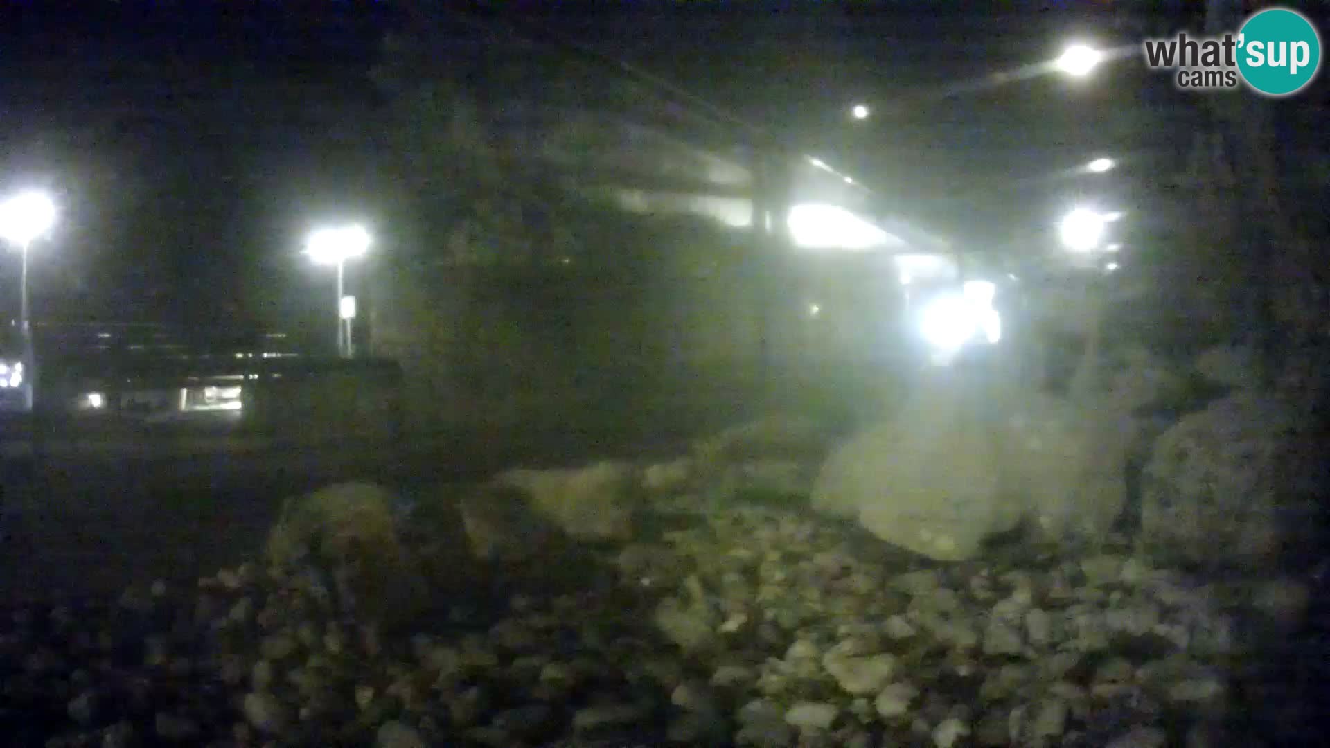 Webcam de l’aquarium marin extérieur de Rogoznica Croatie