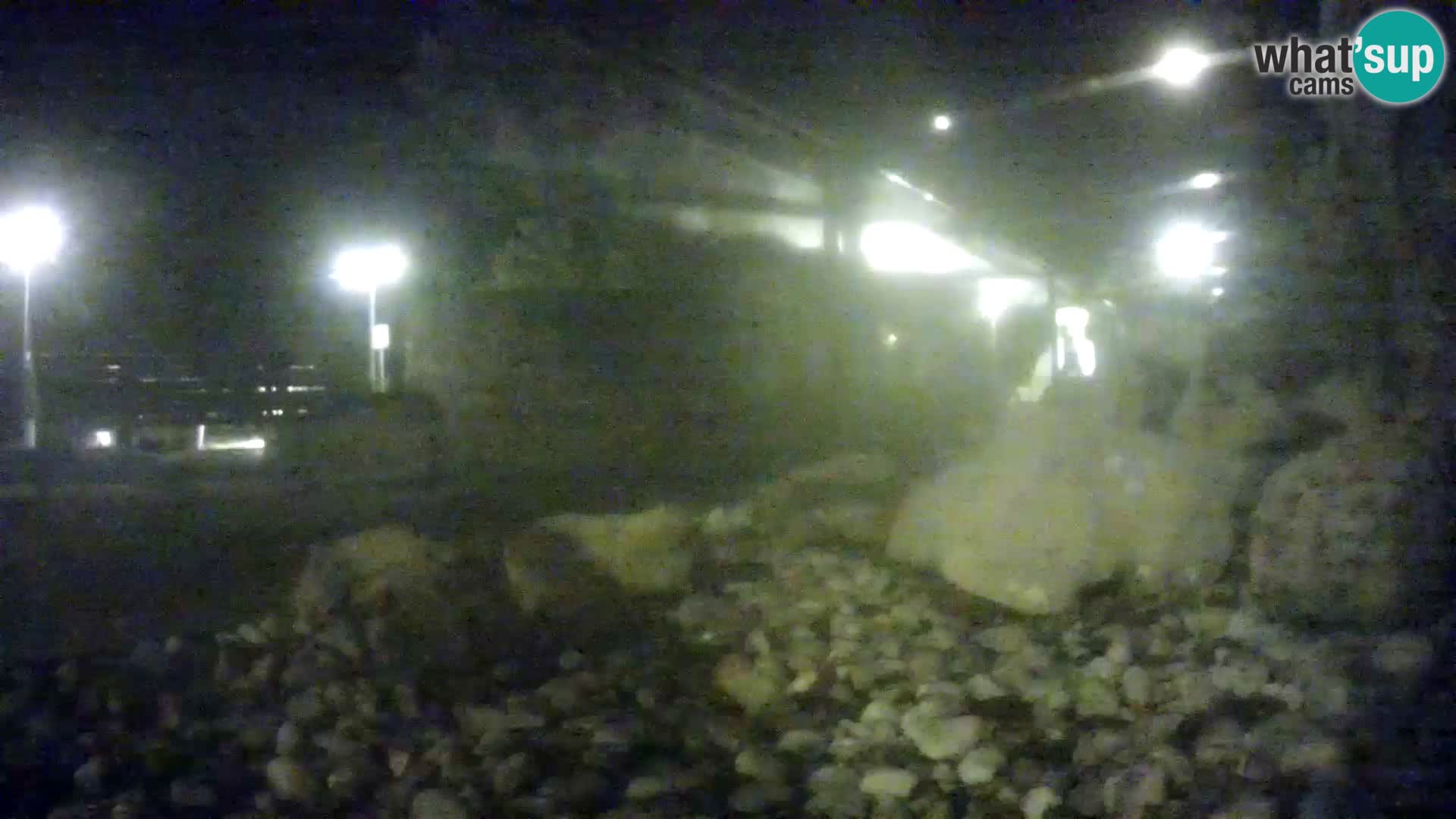 Webcam de l’aquarium marin extérieur de Rogoznica Croatie