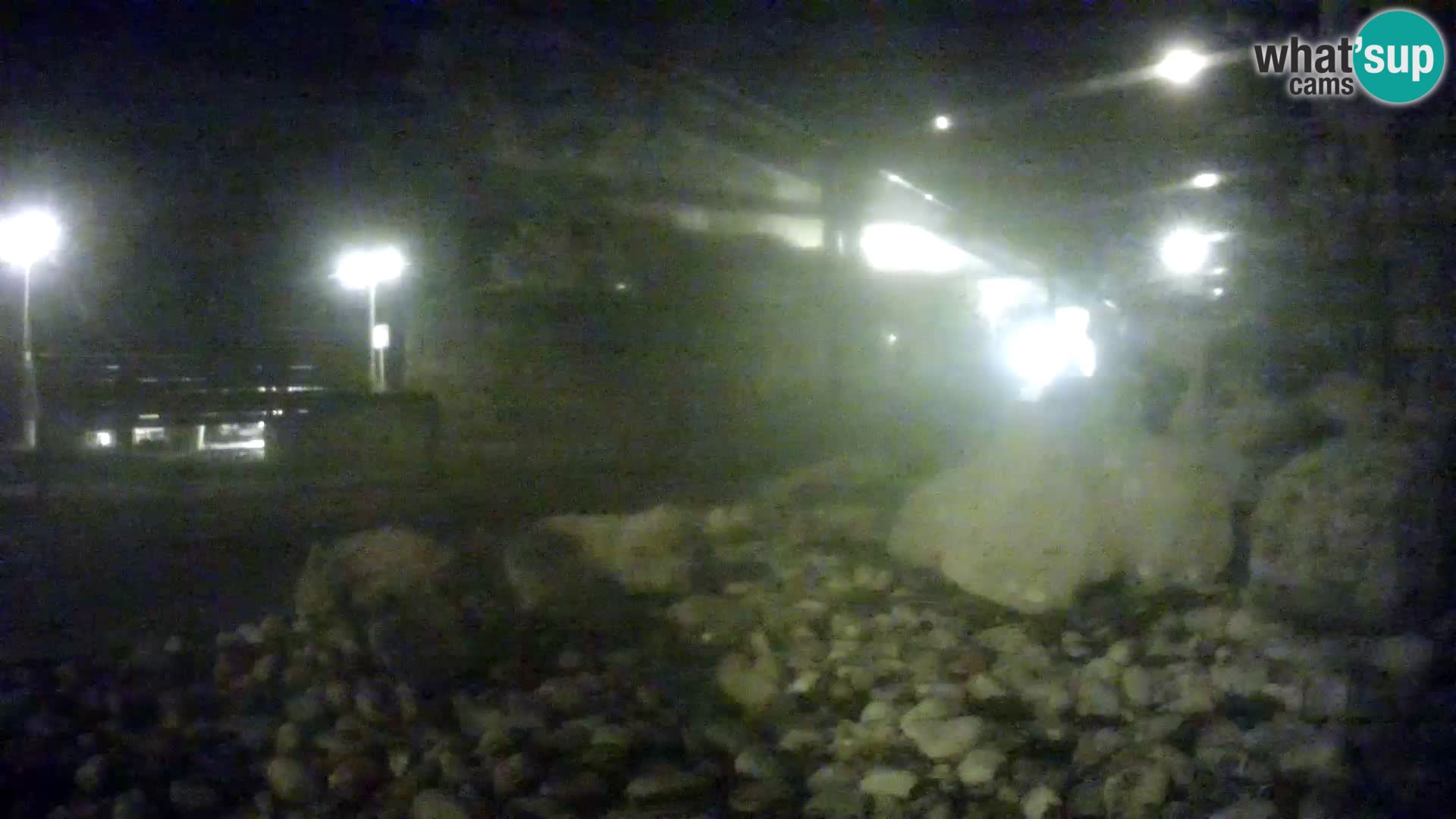 Acuario marino al aire libre Rogoznica webcam Croacia