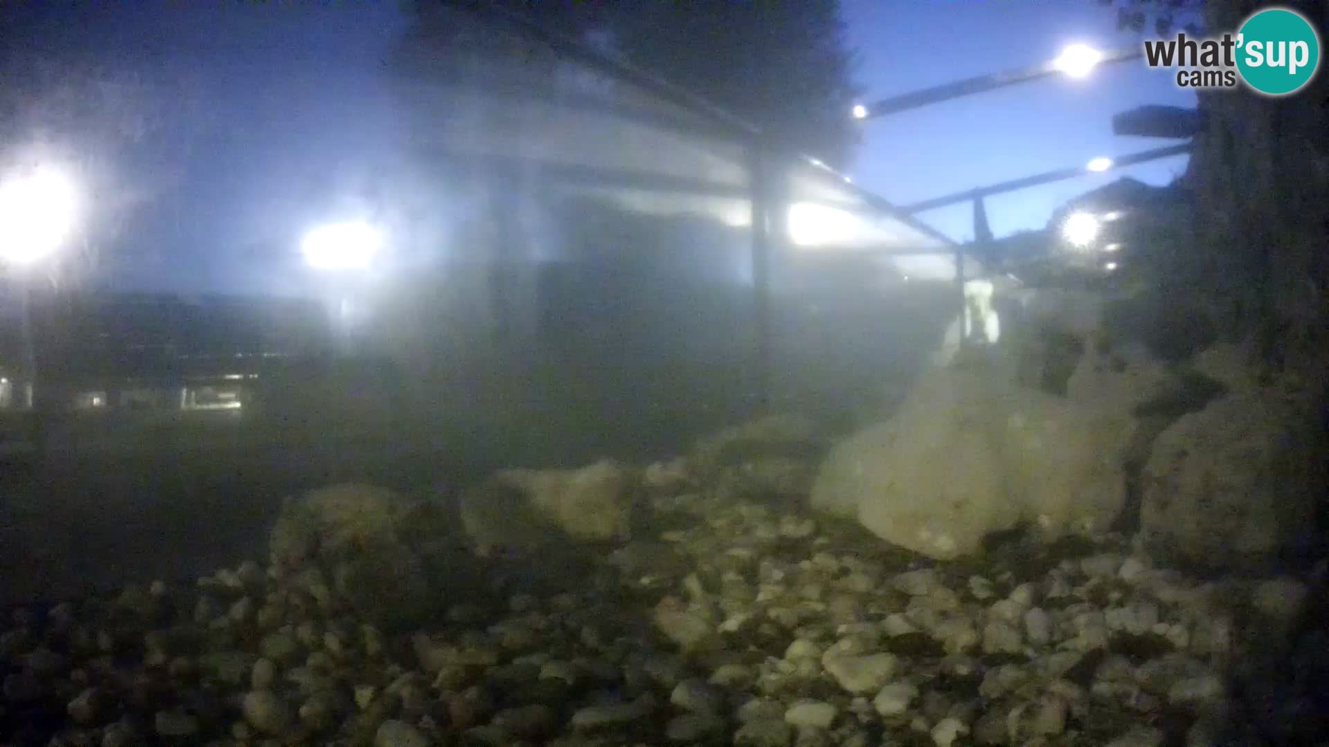 Acuario marino al aire libre Rogoznica webcam Croacia