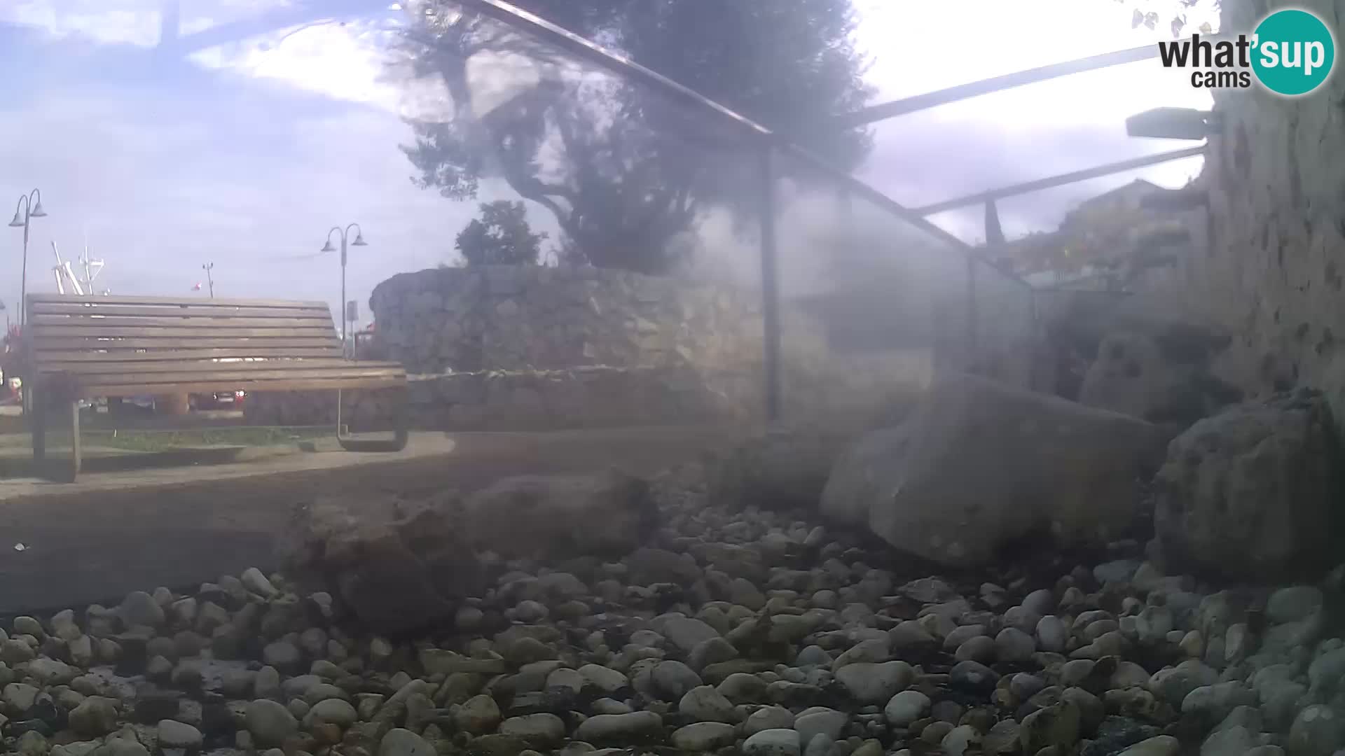 Webcam de l’aquarium marin extérieur de Rogoznica Croatie