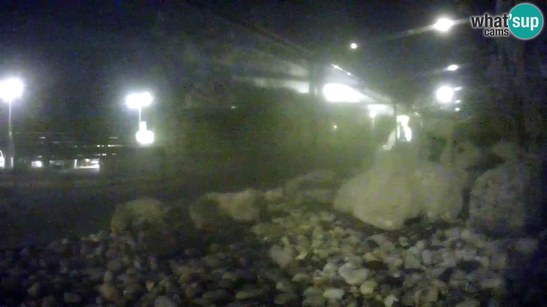 Webcam de l’aquarium marin extérieur de Rogoznica Croatie