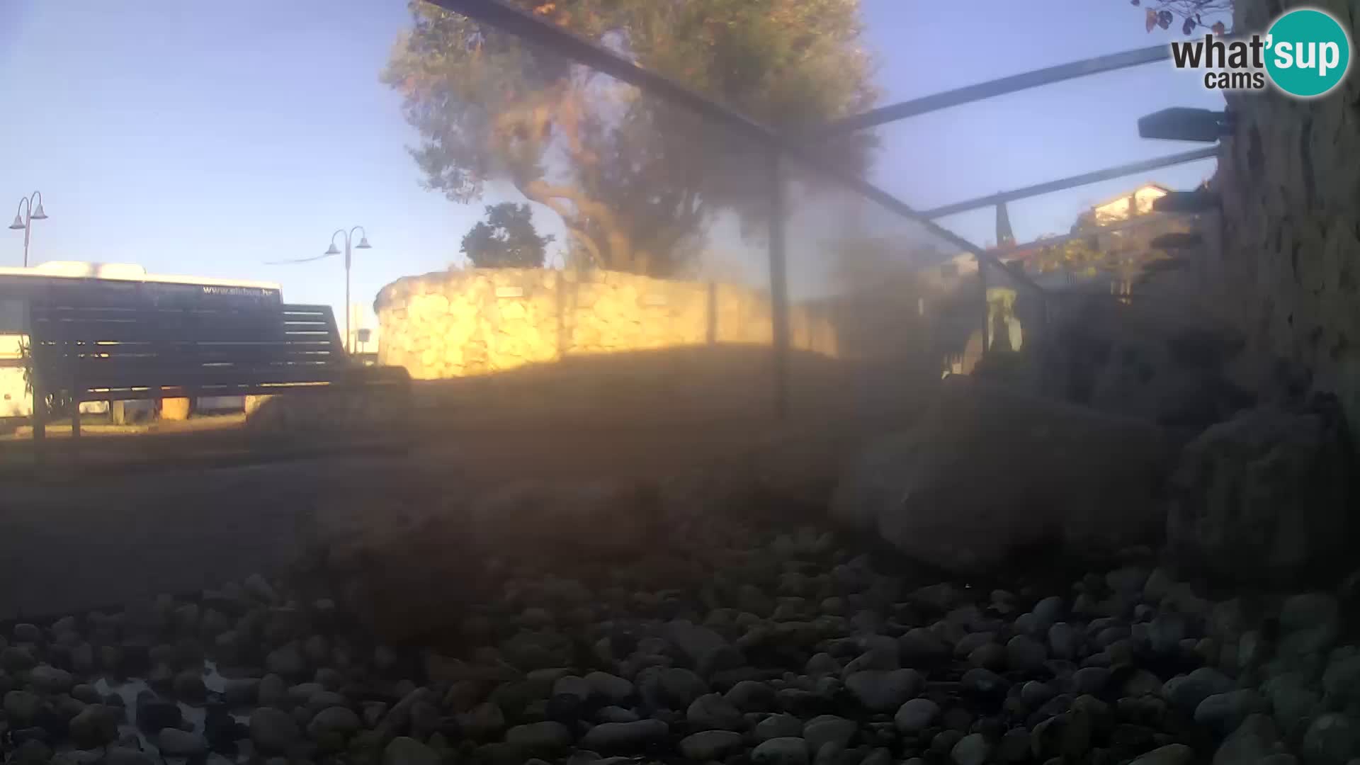 Webcam de l’aquarium marin extérieur de Rogoznica Croatie