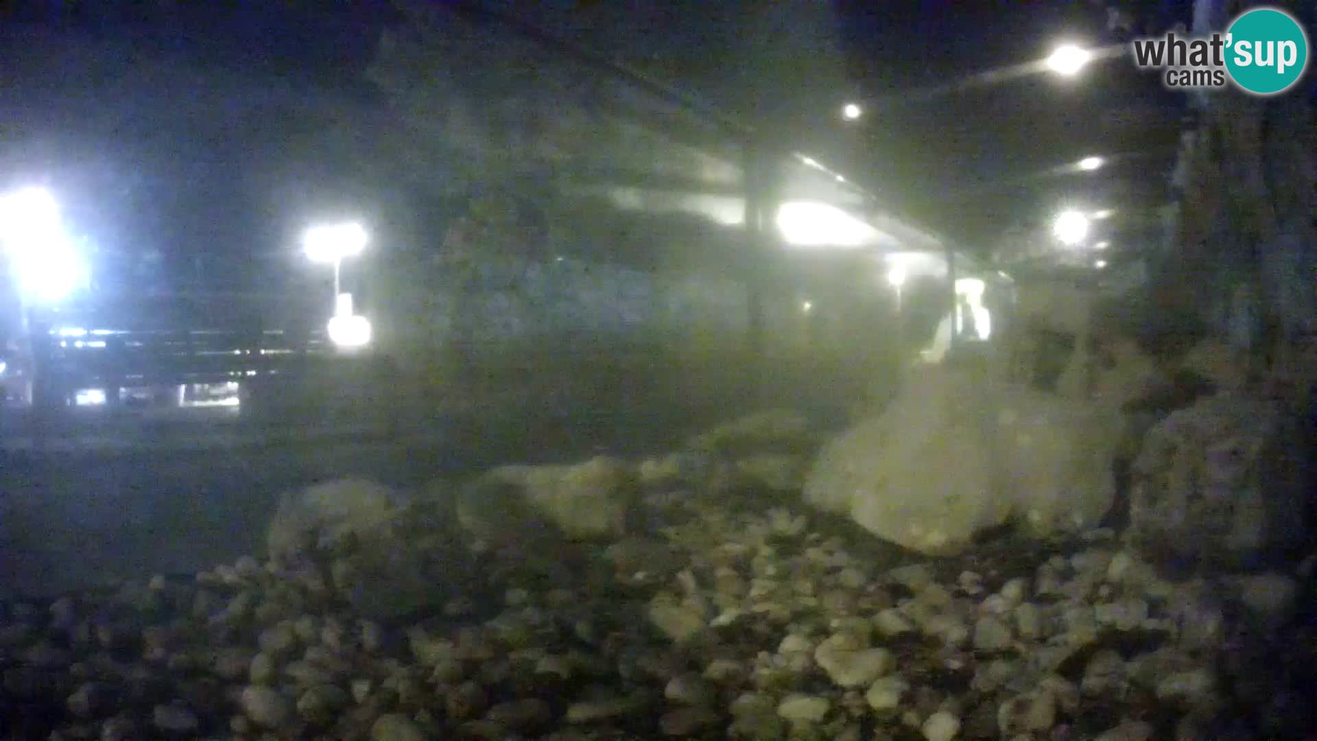 Webcam de l’aquarium marin extérieur de Rogoznica Croatie