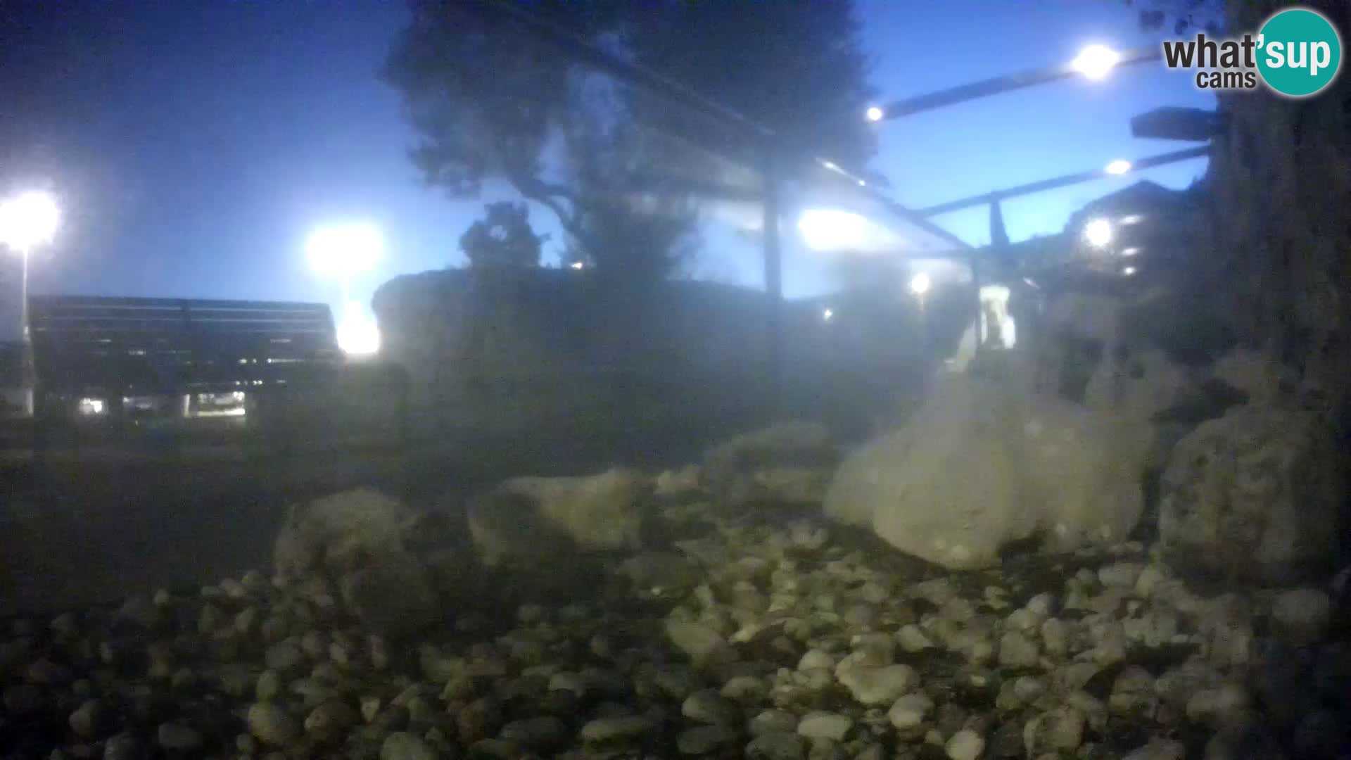 Vanjski morski akvarij Rogoznica web kamera Hrvatska