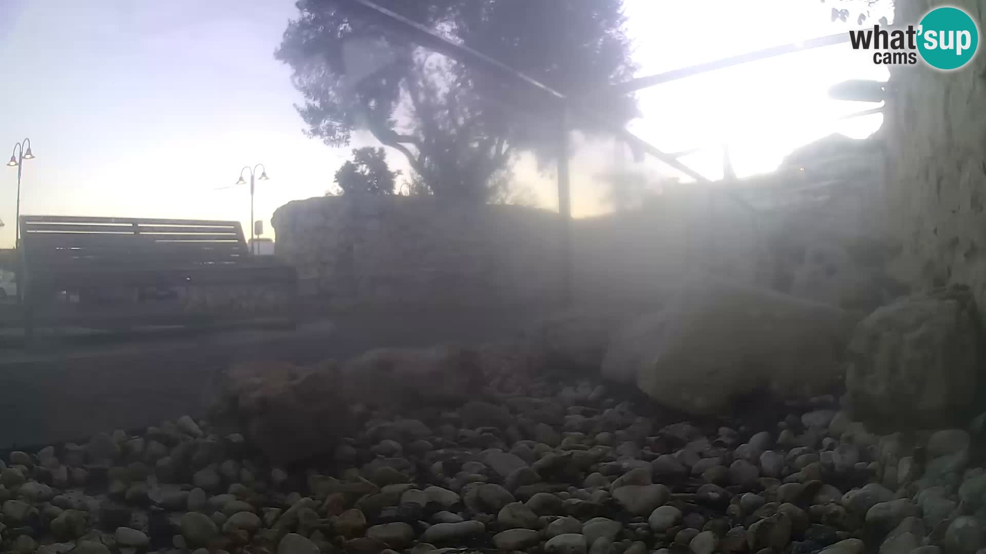 Webcam de l’aquarium marin extérieur de Rogoznica Croatie