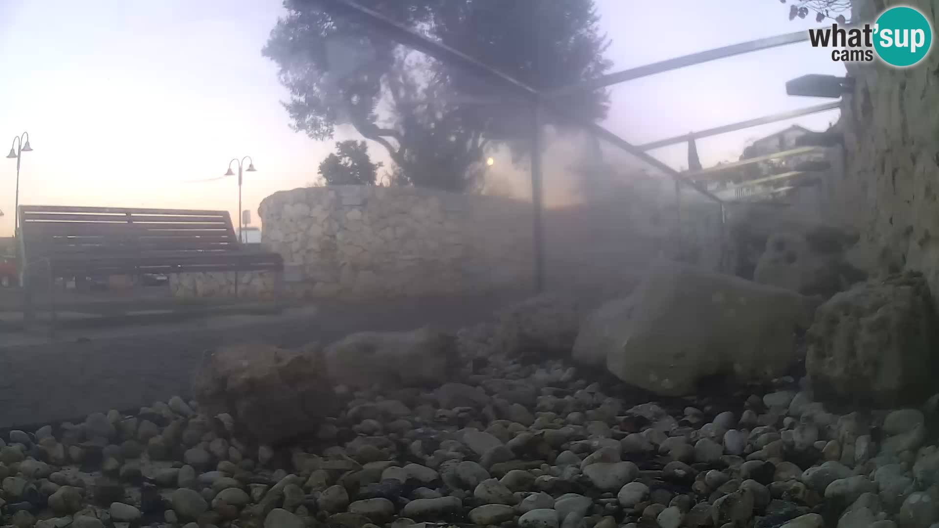 Acuario marino al aire libre Rogoznica webcam Croacia