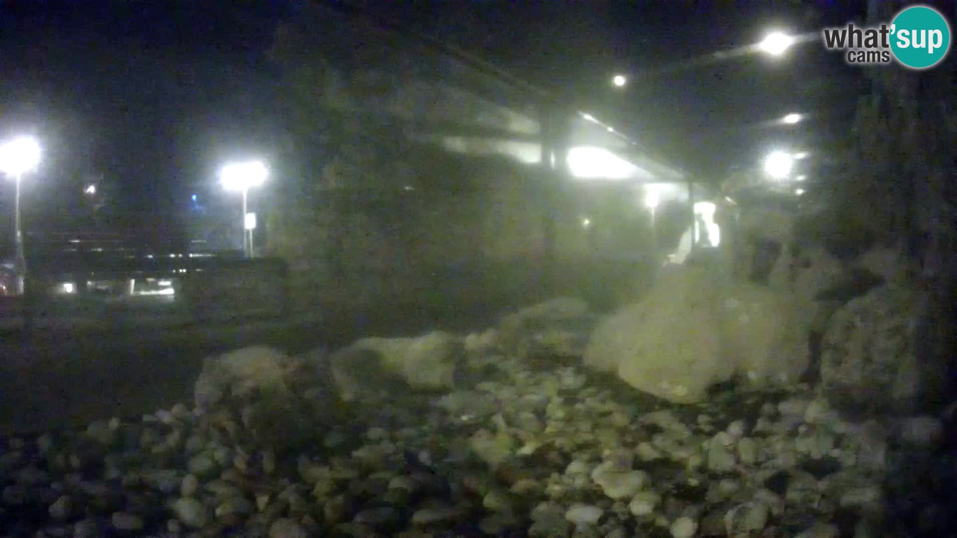 Webcam de l’aquarium marin extérieur de Rogoznica Croatie