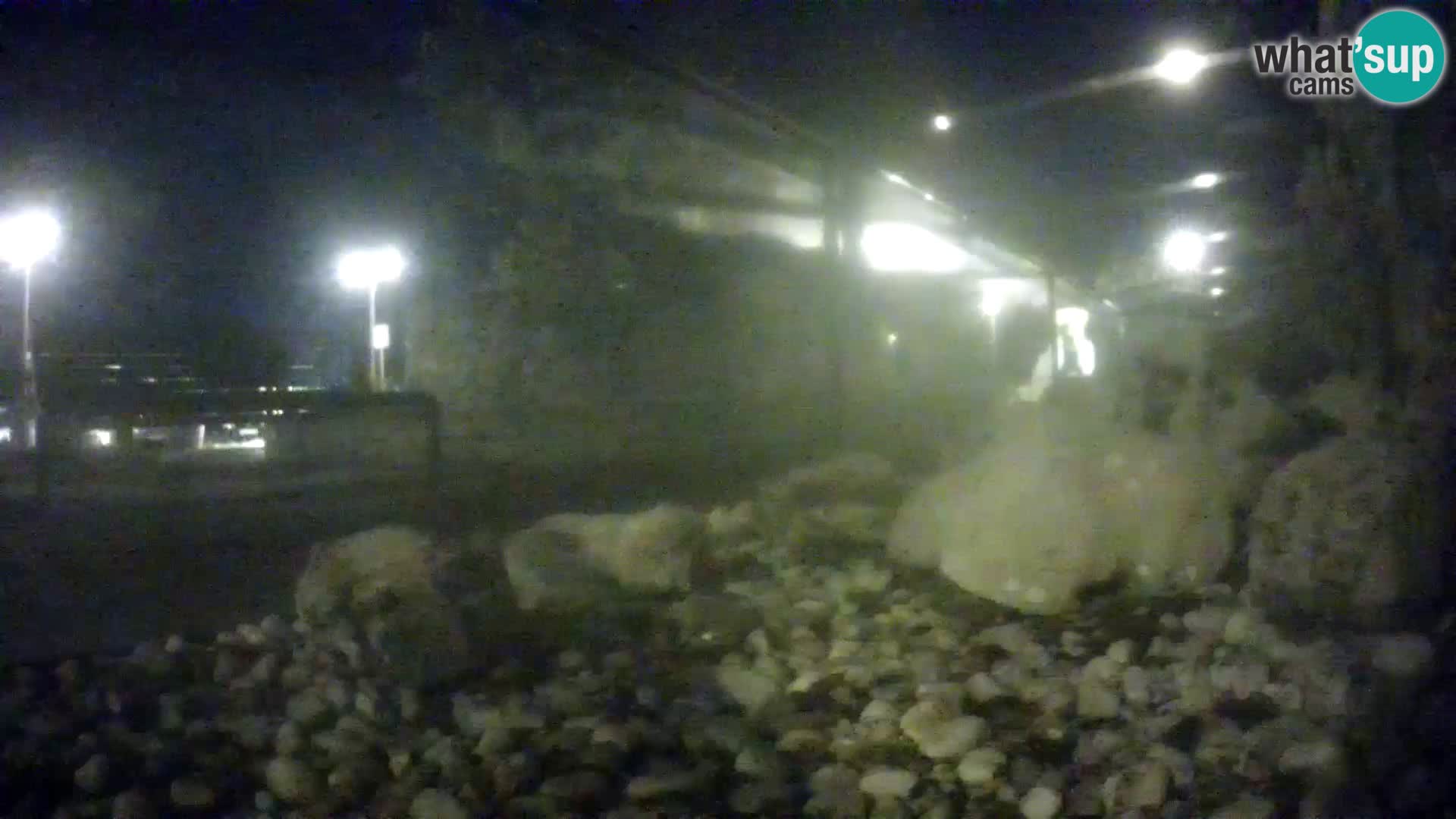 Webcam de l’aquarium marin extérieur de Rogoznica Croatie