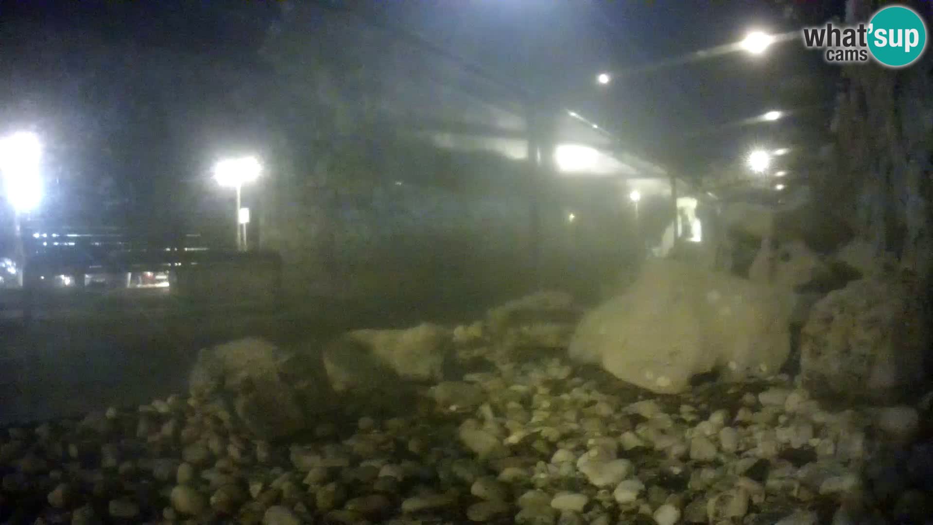 Acuario marino al aire libre Rogoznica webcam Croacia