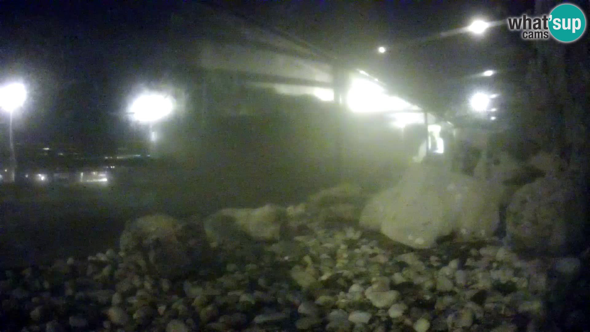 Webcam de l’aquarium marin extérieur de Rogoznica Croatie