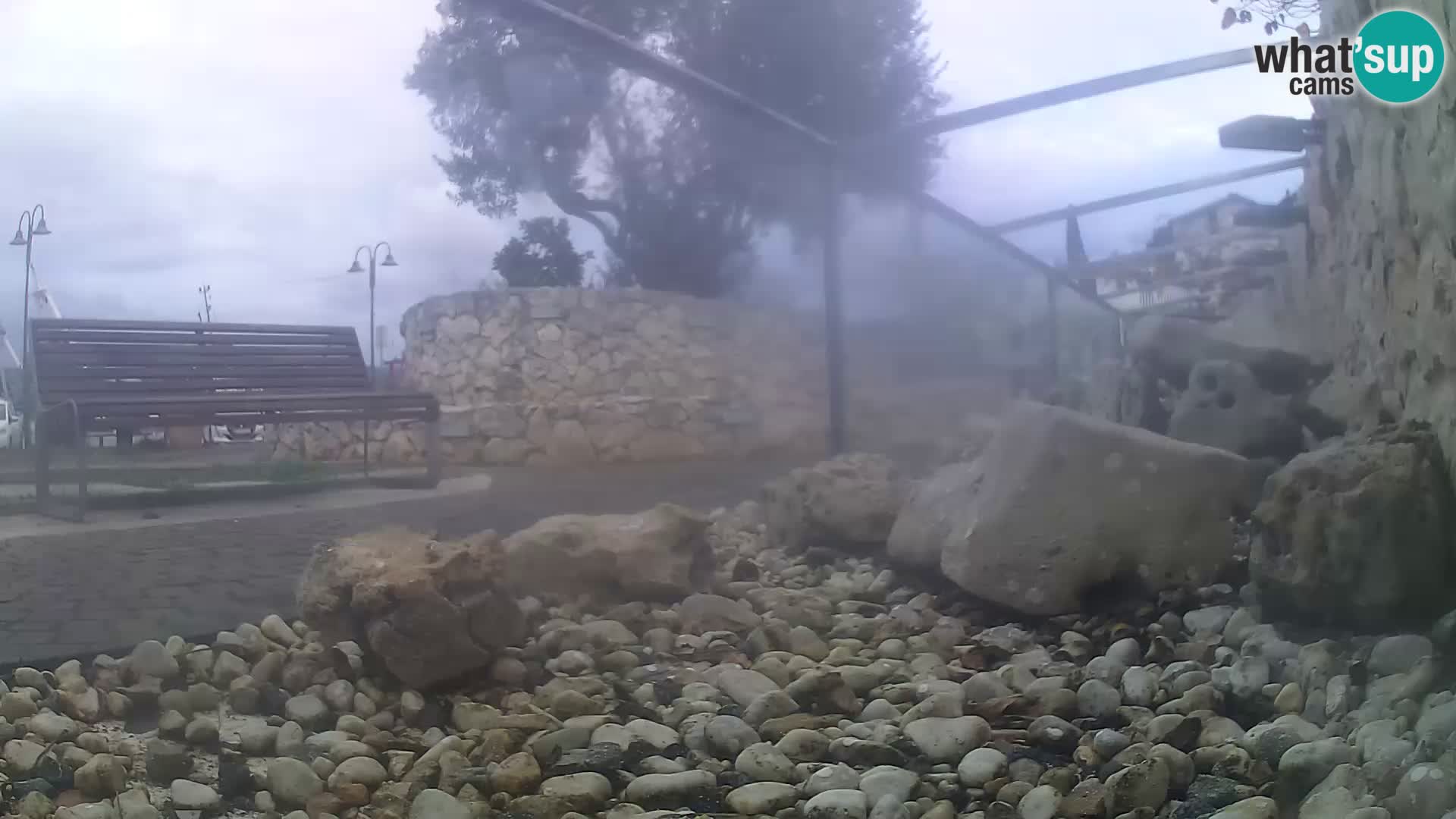 Webcam de l’aquarium marin extérieur de Rogoznica Croatie