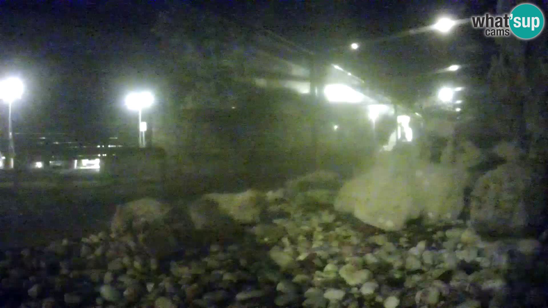 Webcam de l’aquarium marin extérieur de Rogoznica Croatie