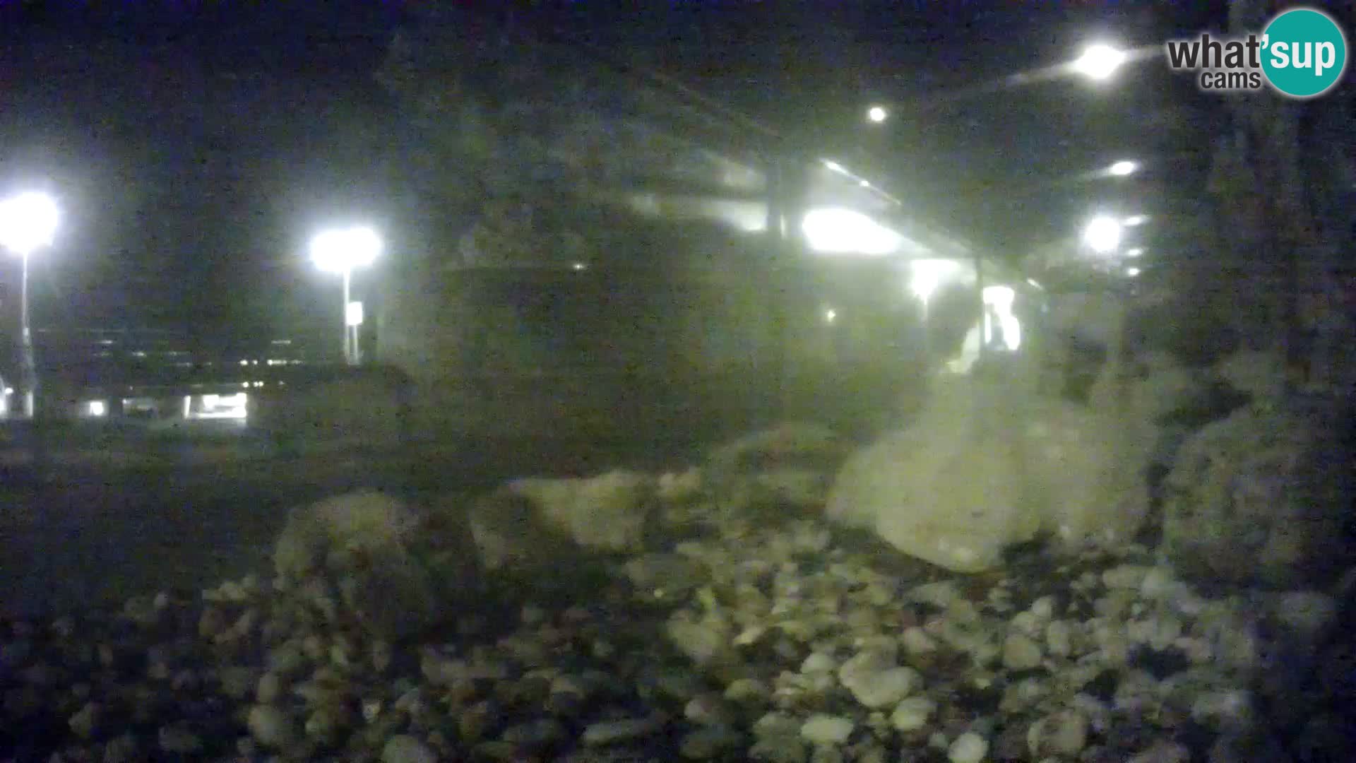 Webcam de l’aquarium marin extérieur de Rogoznica Croatie