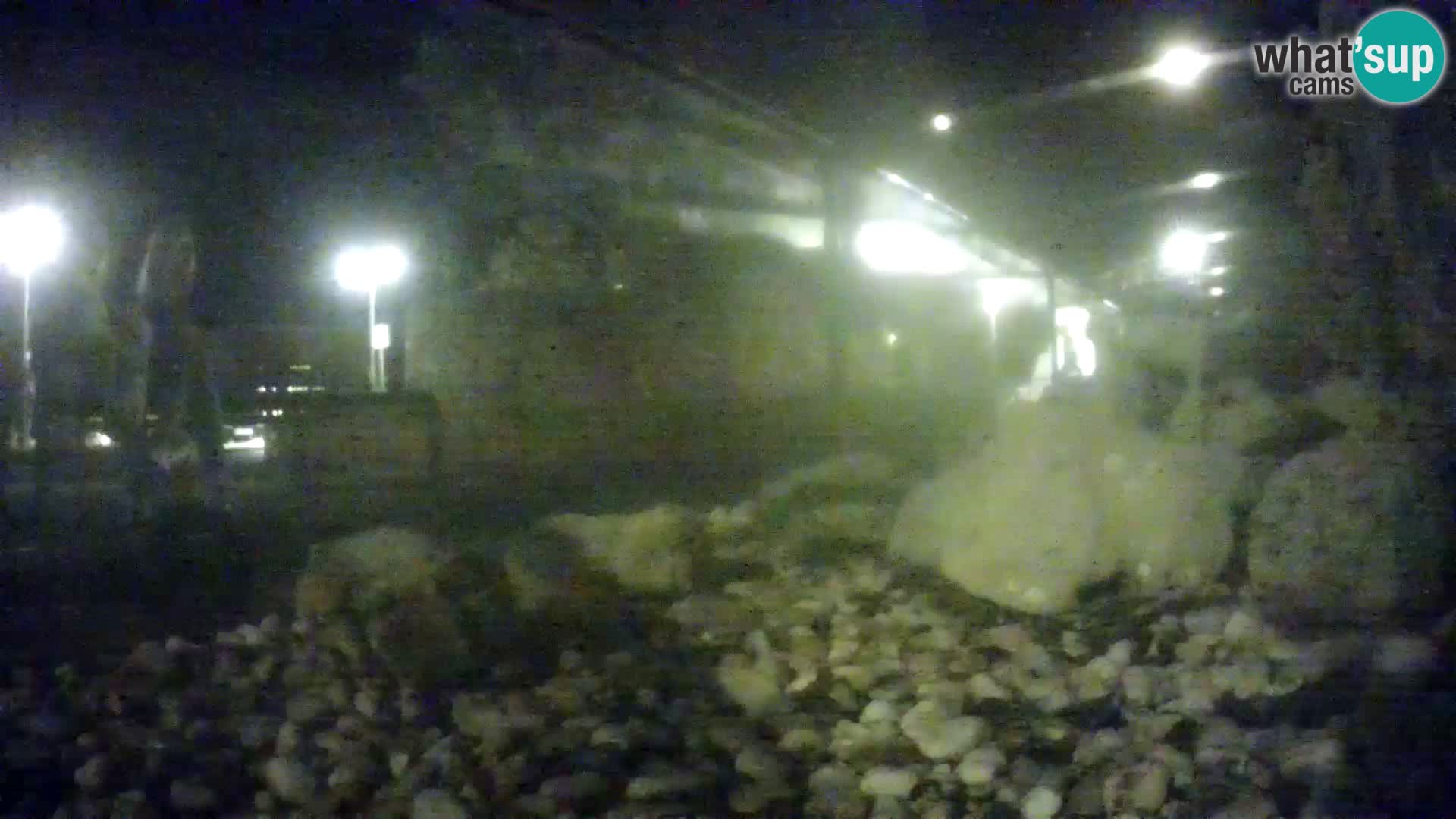 Webcam de l’aquarium marin extérieur de Rogoznica Croatie