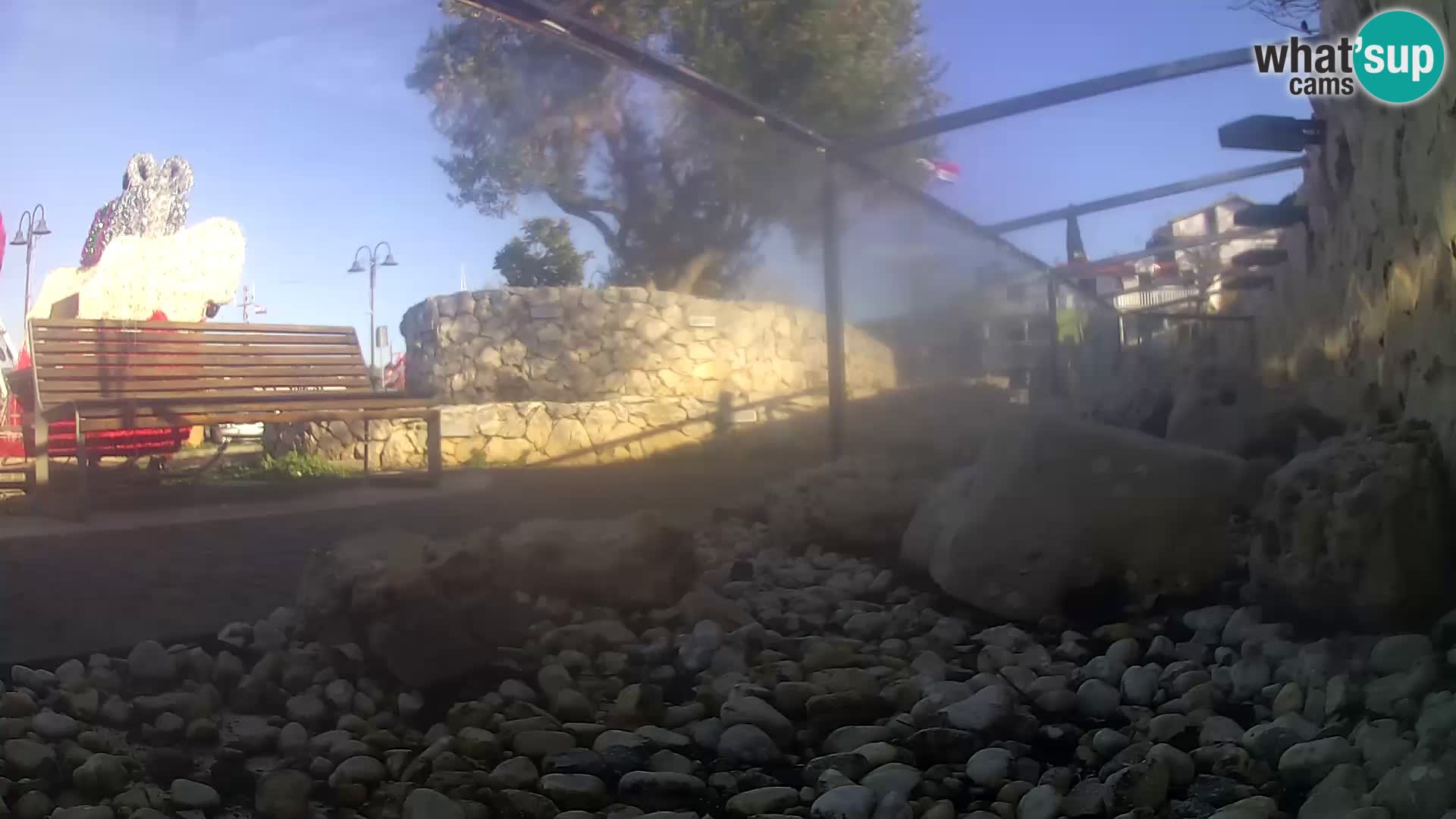 Aquario marino esterno –  Rogoznica livecam Croazia