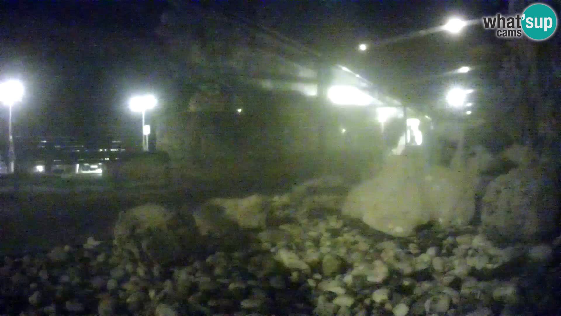 Aquario marino esterno –  Rogoznica livecam Croazia