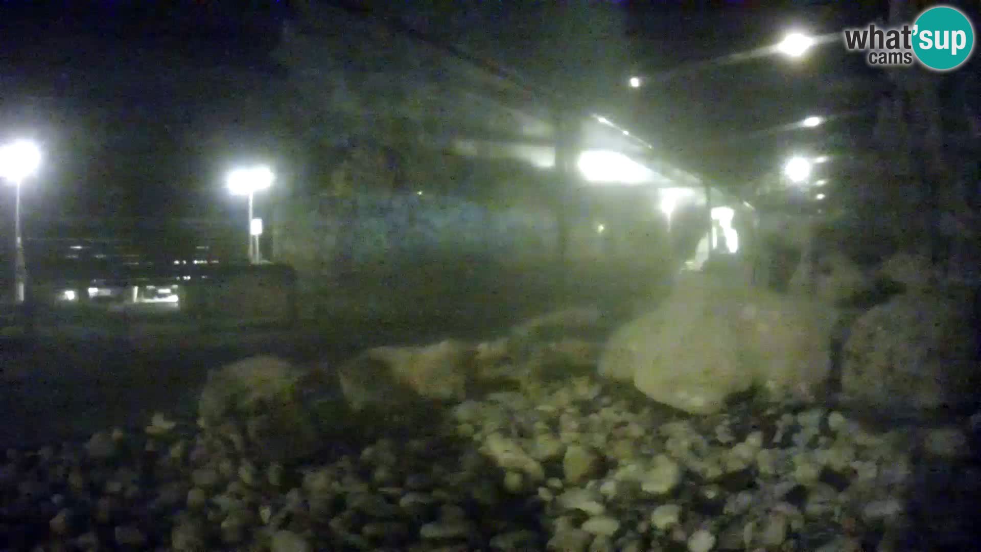 Webcam de l’aquarium marin extérieur de Rogoznica Croatie