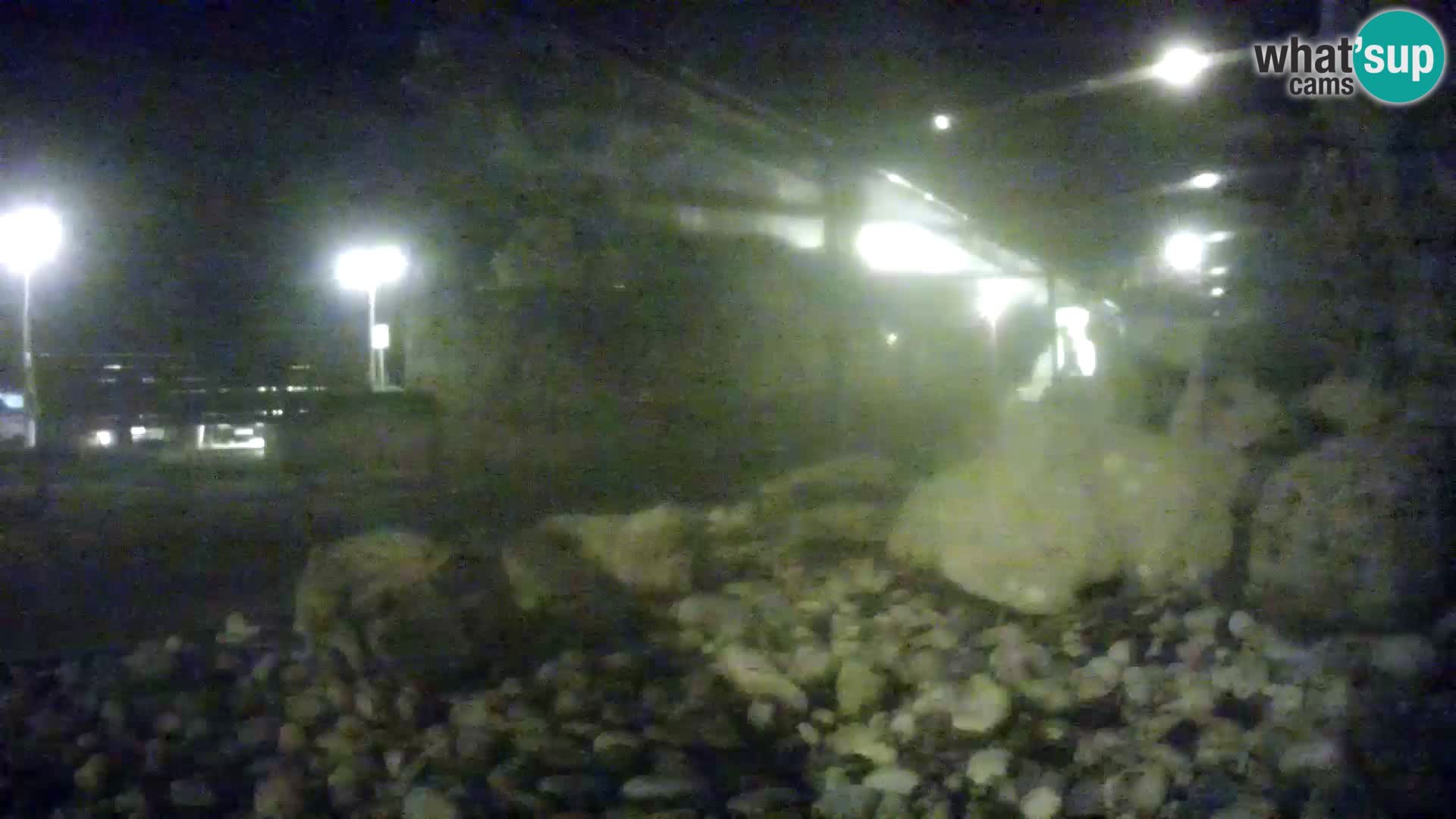 Webcam de l’aquarium marin extérieur de Rogoznica Croatie