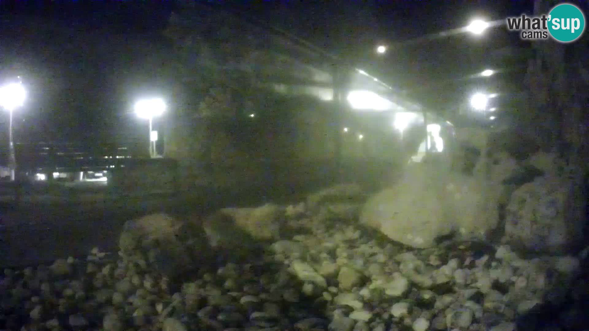 Webcam de l’aquarium marin extérieur de Rogoznica Croatie