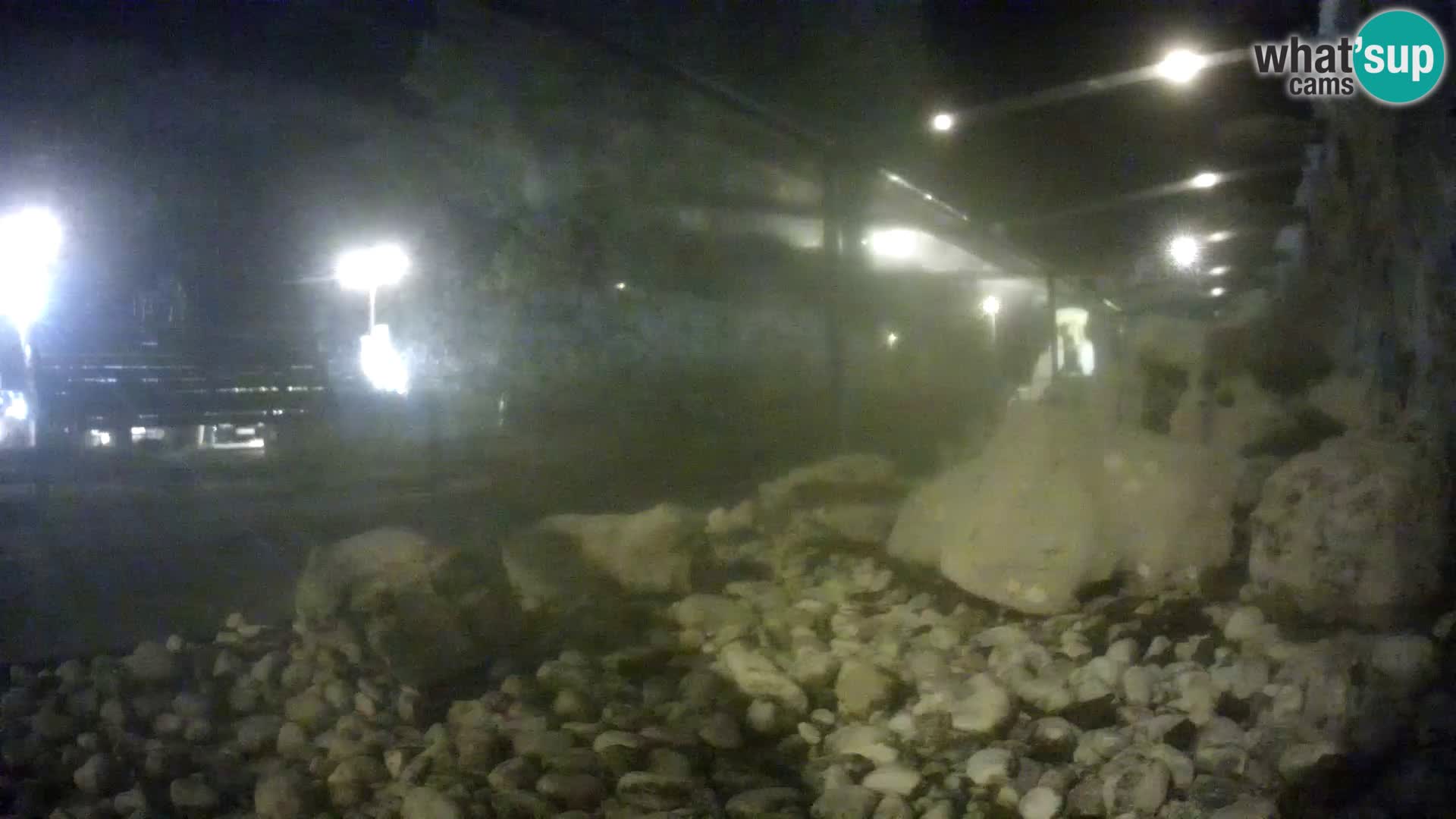 Acuario marino al aire libre Rogoznica webcam Croacia