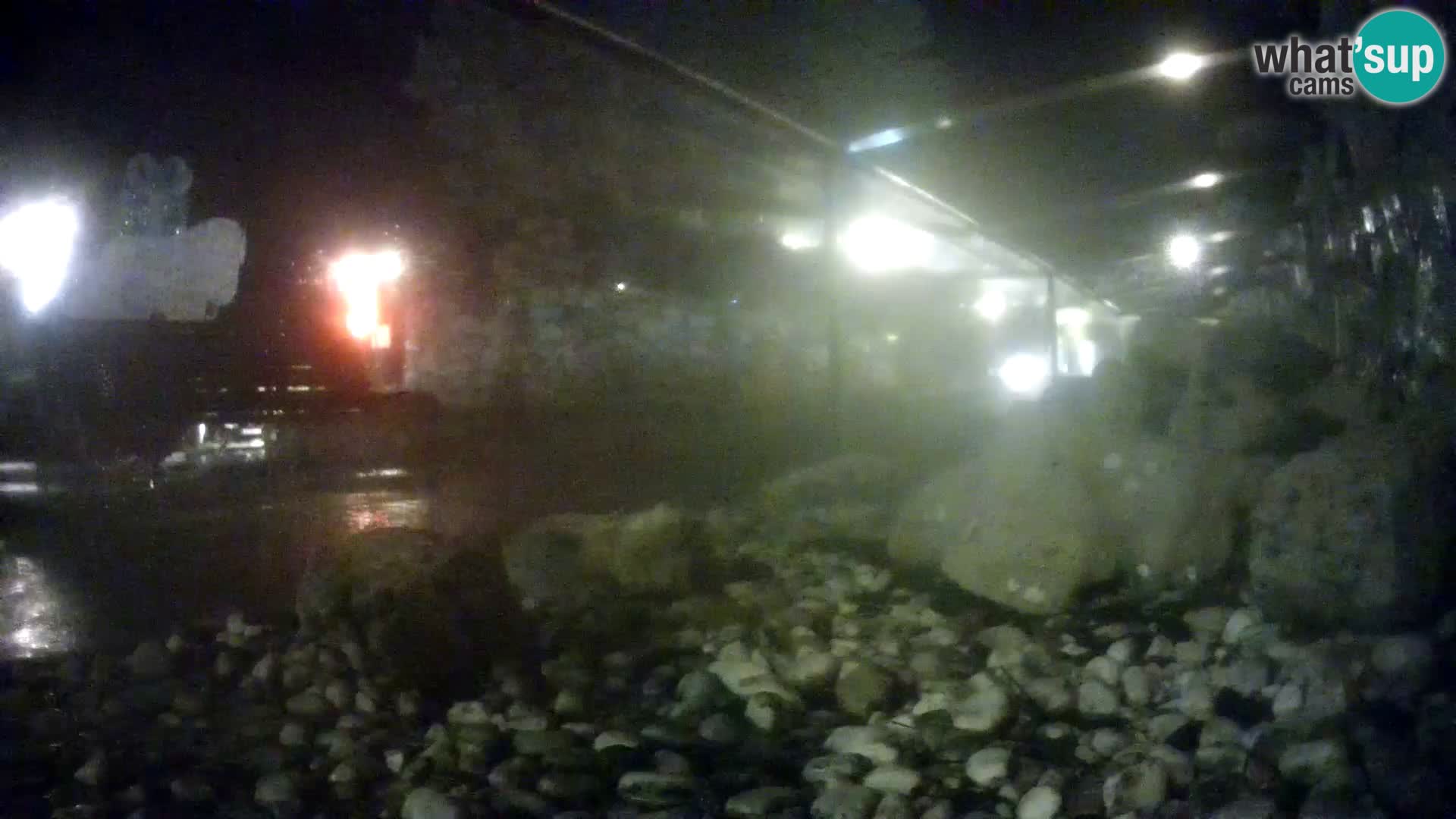 Acuario marino al aire libre Rogoznica webcam Croacia