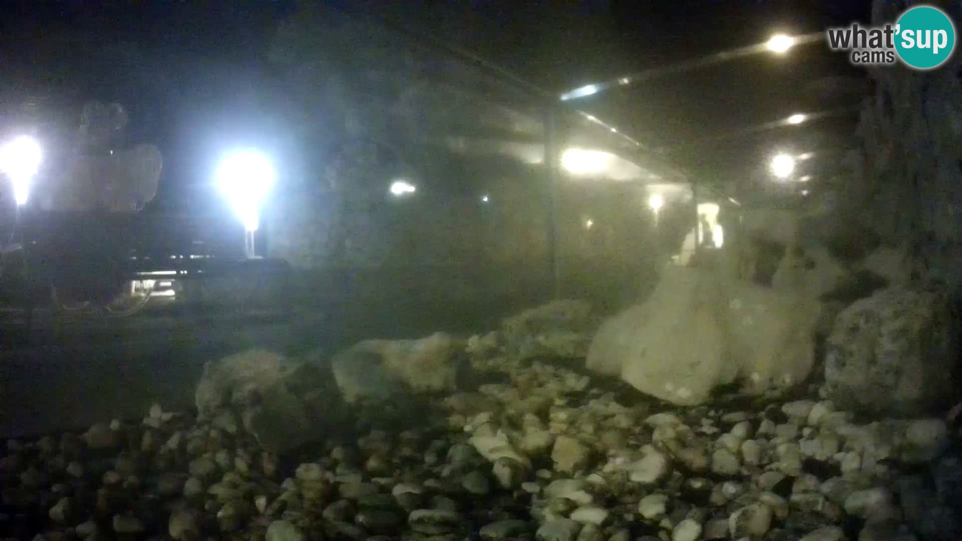 Acuario marino al aire libre Rogoznica webcam Croacia