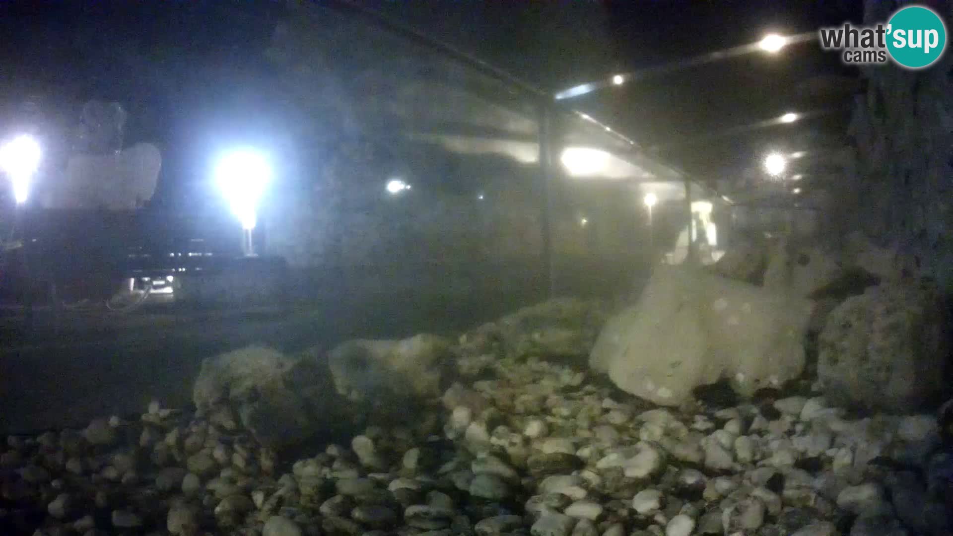 Acuario marino al aire libre Rogoznica webcam Croacia