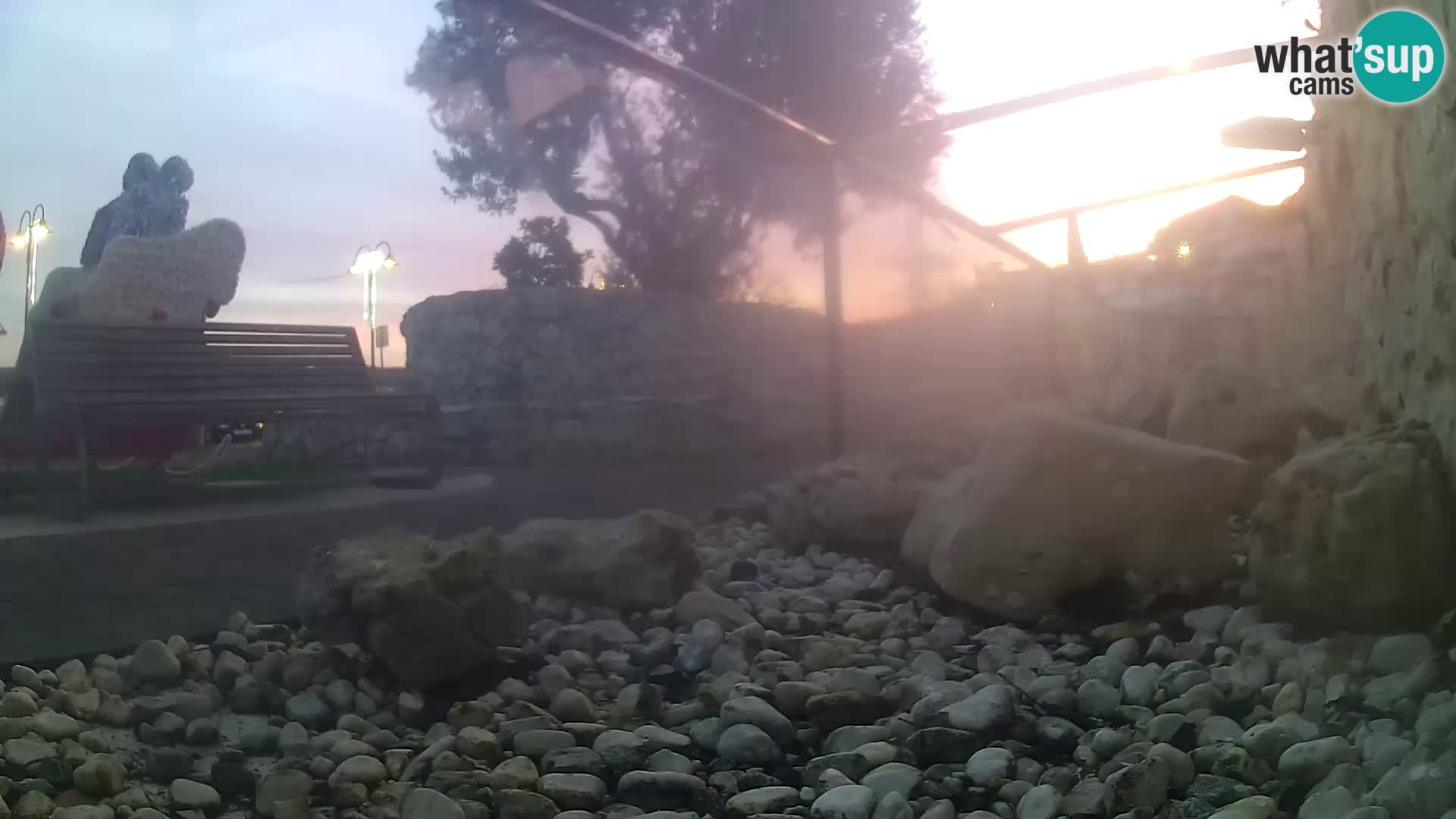Aquario marino esterno –  Rogoznica livecam Croazia